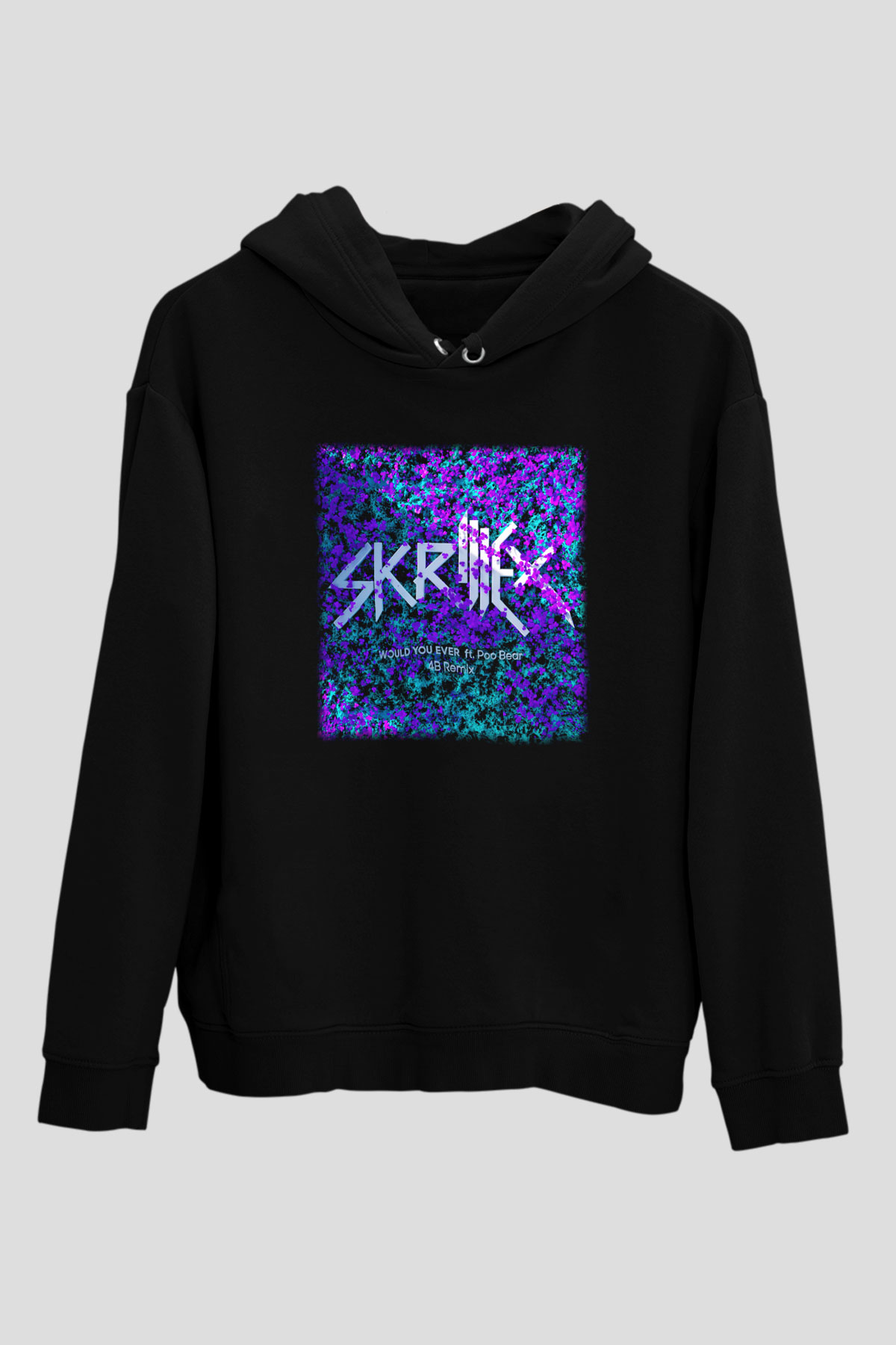 Skrillex Siyah Unisex Hoodie