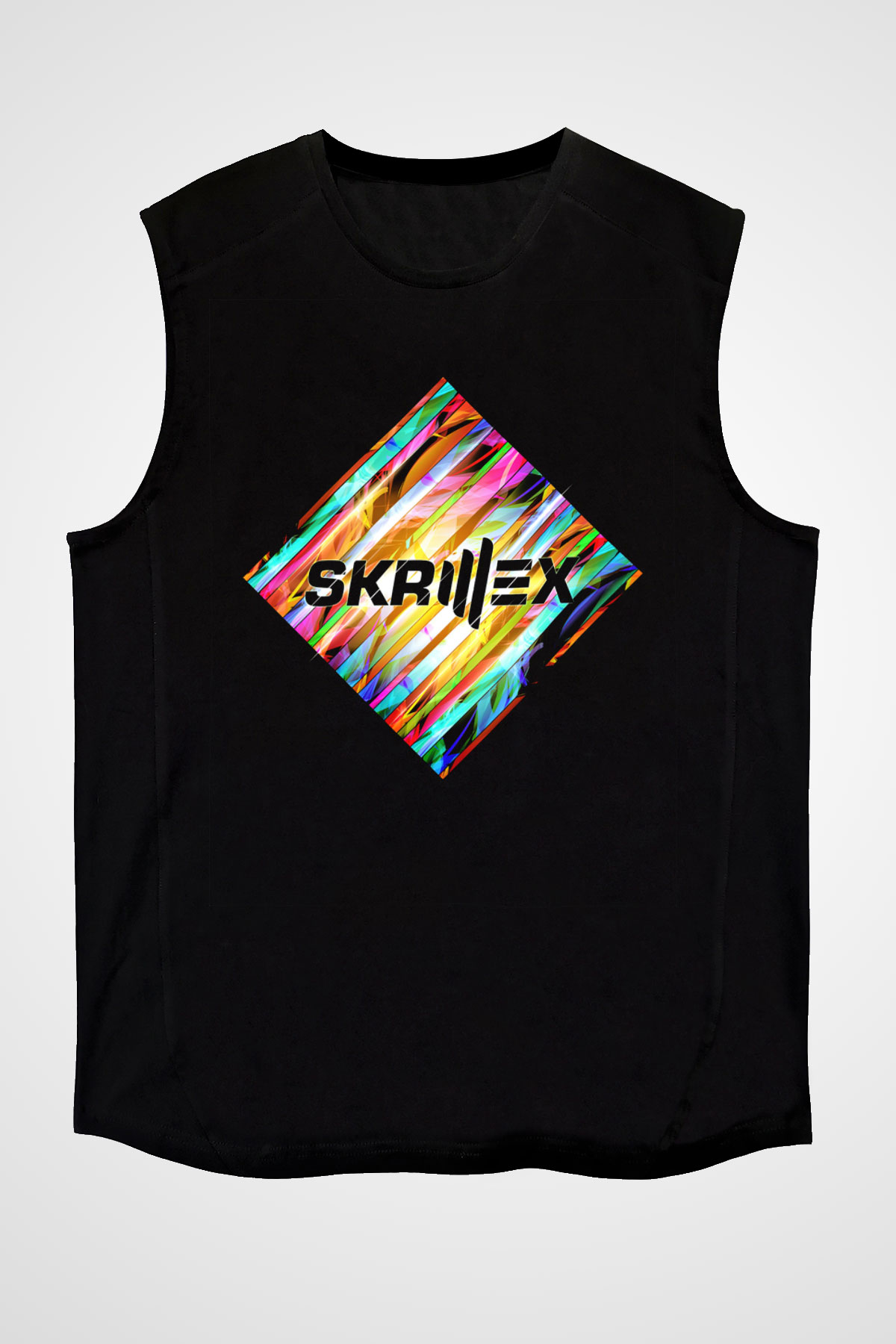 Skrillex Siyah Unisex Kolsuz Tişört