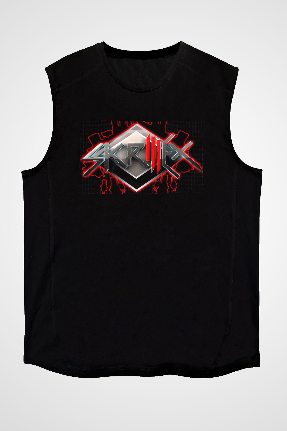 Skrillex Siyah Unisex Kolsuz Tişört