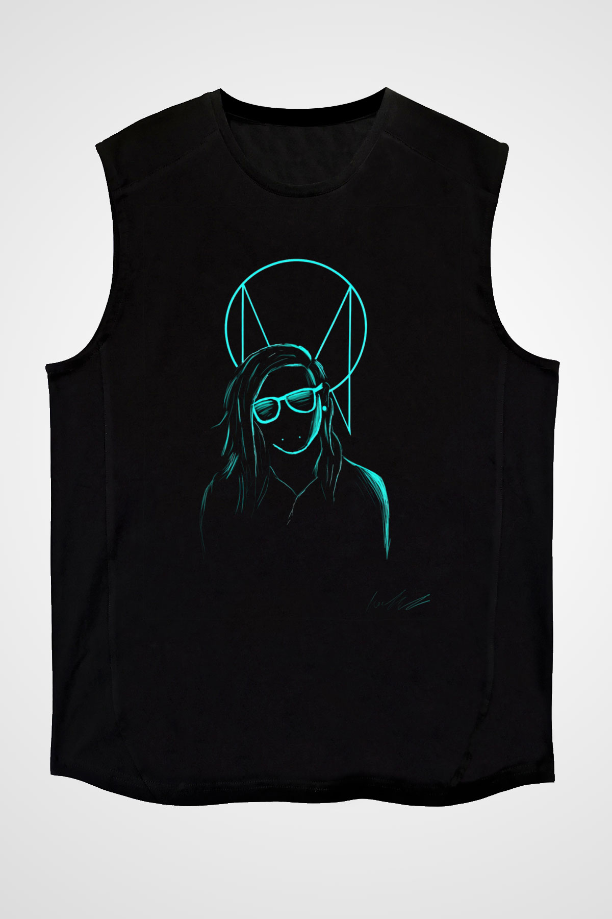 Skrillex Siyah Unisex Kolsuz Tişört