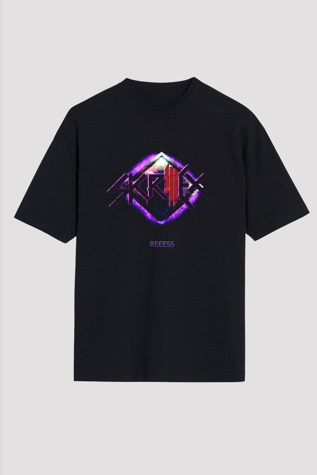 Skrillex Siyah Unisex Oversize Tişört T-Shirt