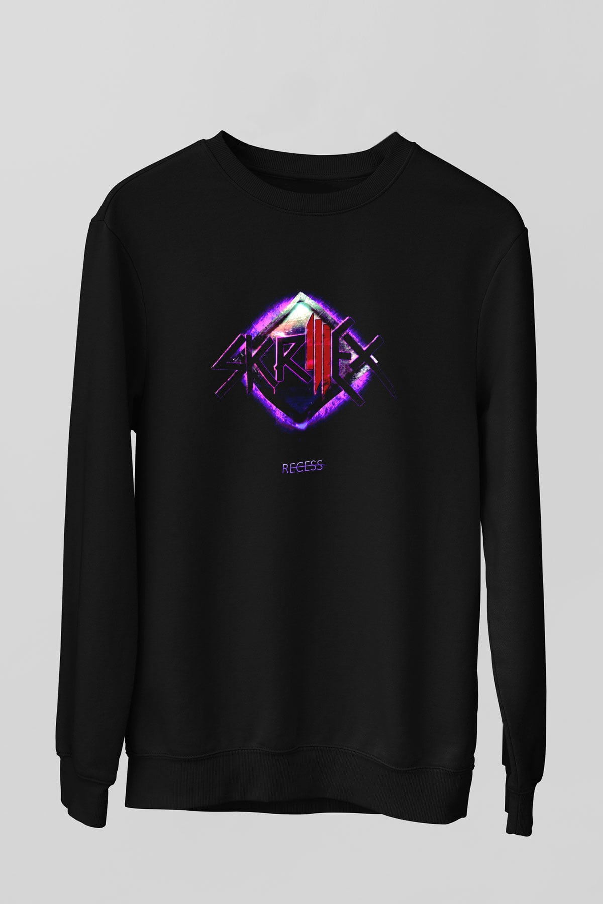 Skrillex Siyah Unisex Sweatshirt