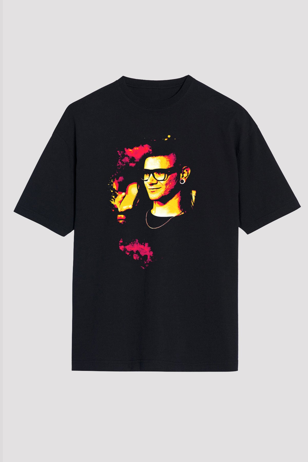 Skrillex Siyah Unisex Tişört T-Shirt - TişörtFabrikası