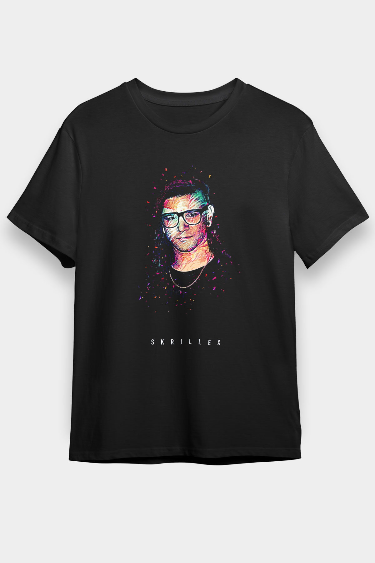 Skrillex Siyah Unisex Tişört T-Shirt - TişörtFabrikası