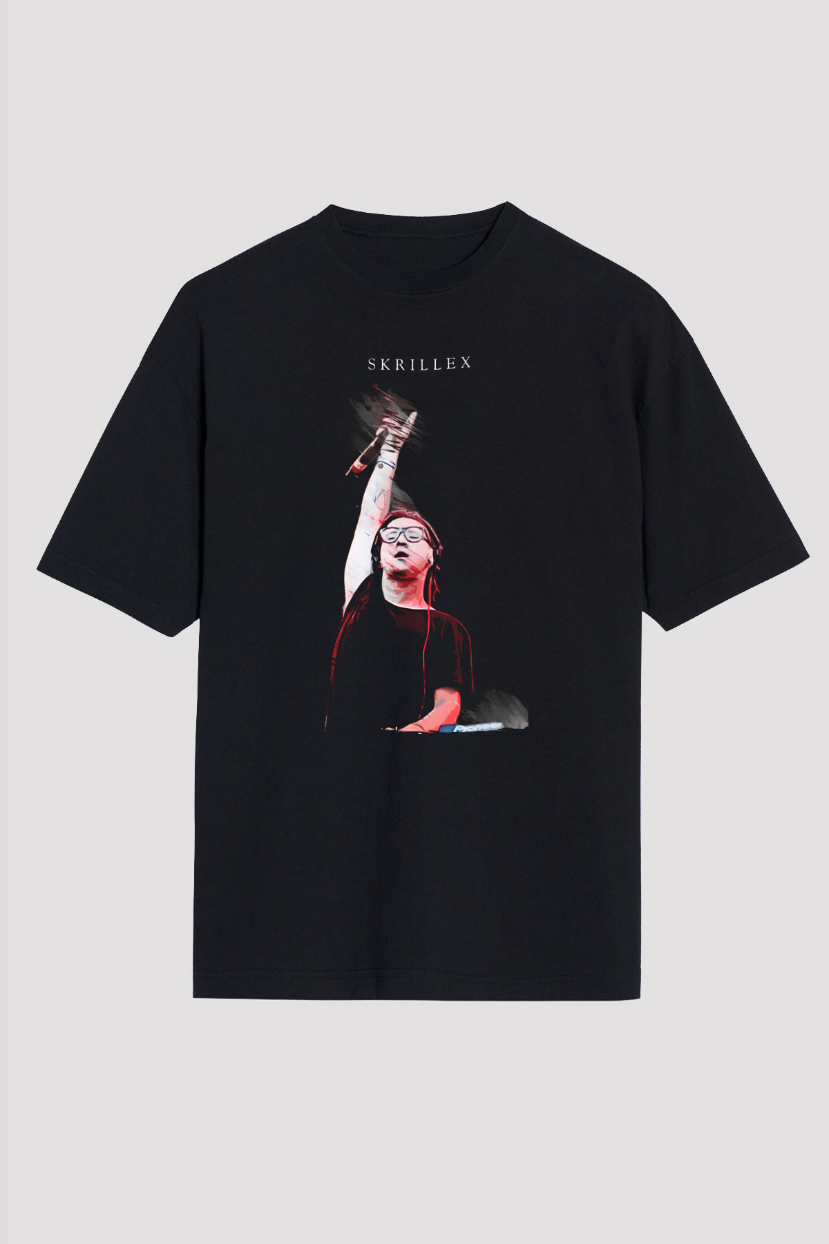 Skrillex Siyah Unisex Tişört T-Shirt - TişörtFabrikası