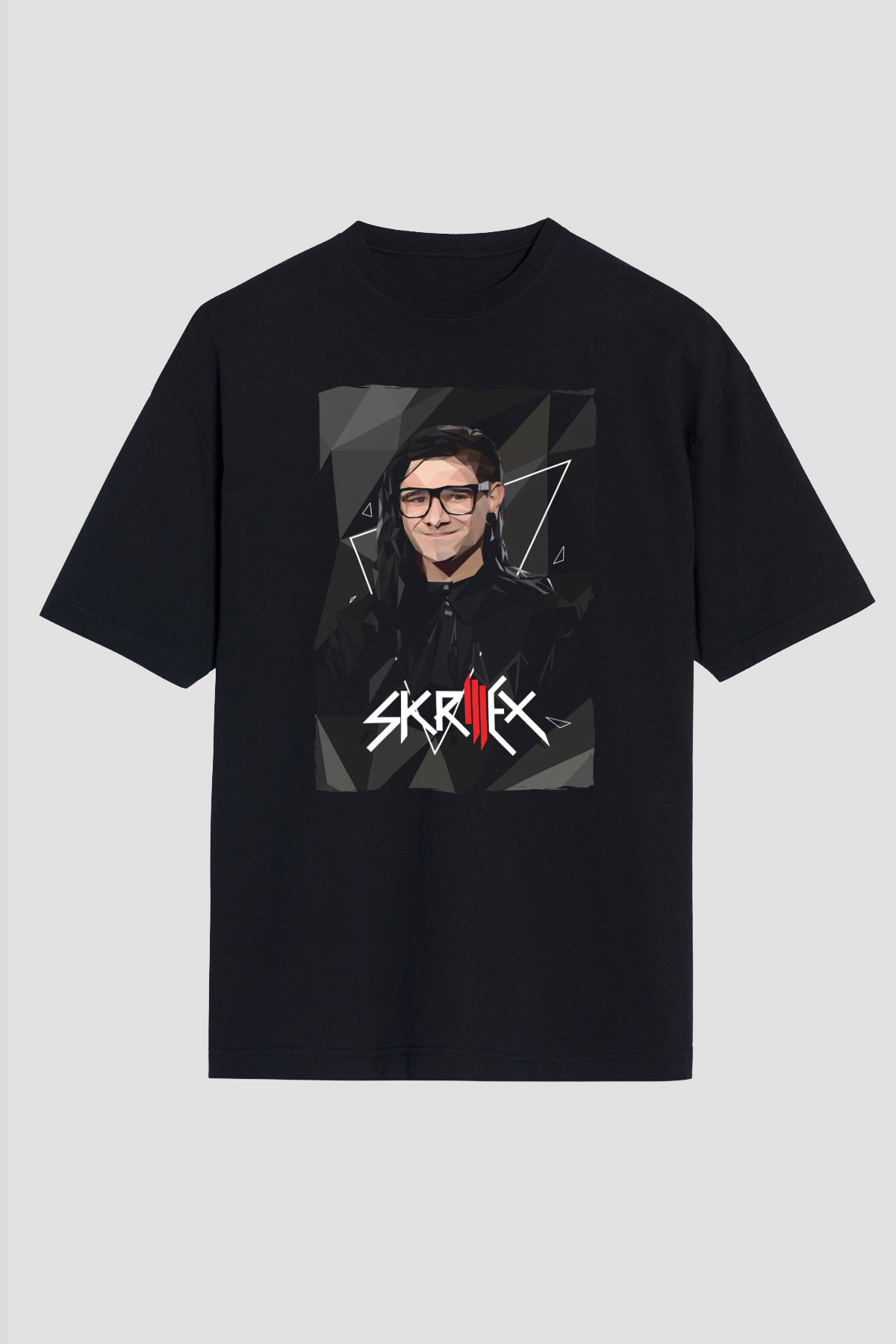 Skrillex Siyah Unisex Tişört T-Shirt - TişörtFabrikası