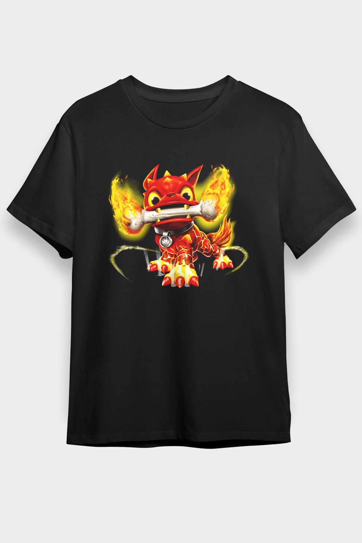 Skylanders Siyah Unisex Tişört T-Shirt