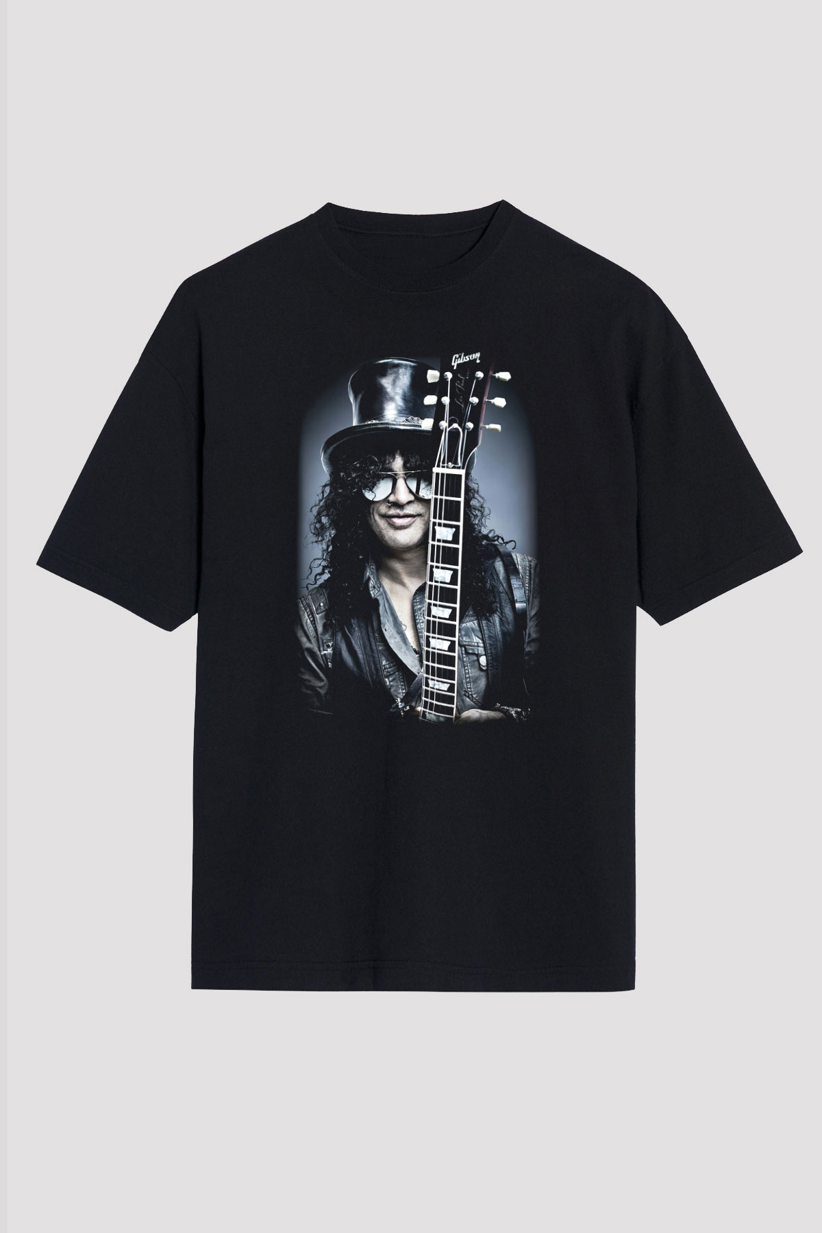 Slash Siyah Unisex Oversize Tişört T-Shirt