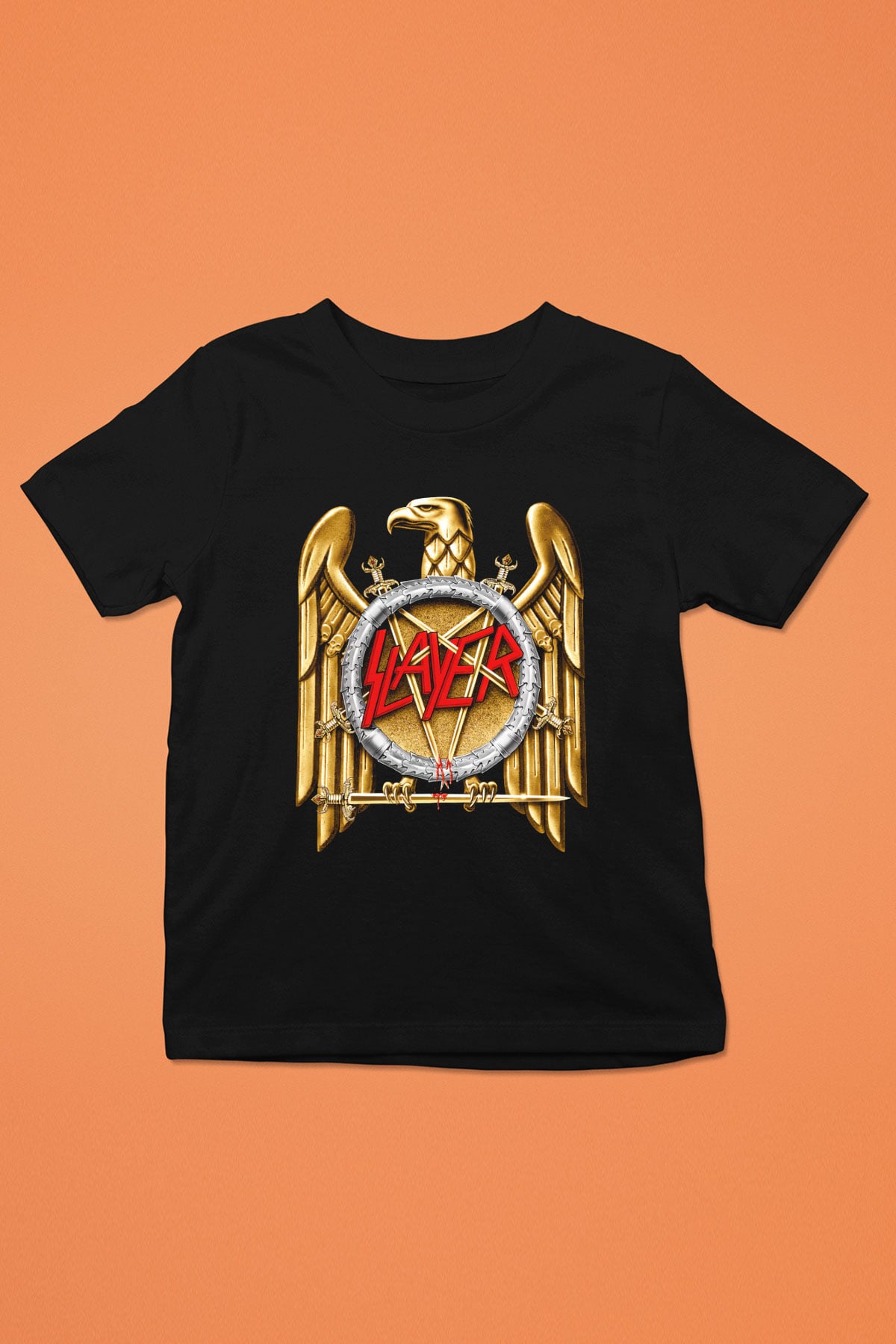 Slayer Baskılı Siyah Unisex Çocuk Tişört