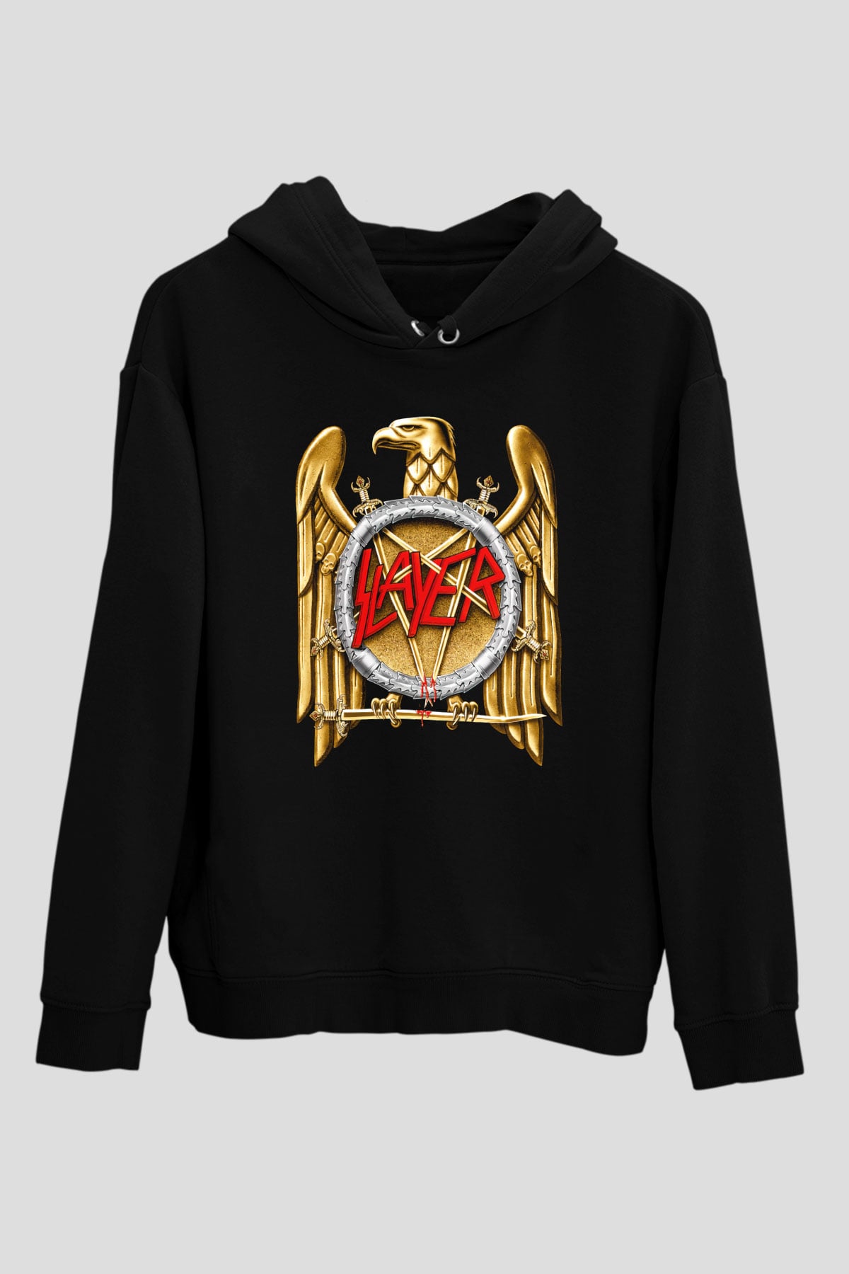Slayer Siyah Unisex Kapşonlu Sweatshirt