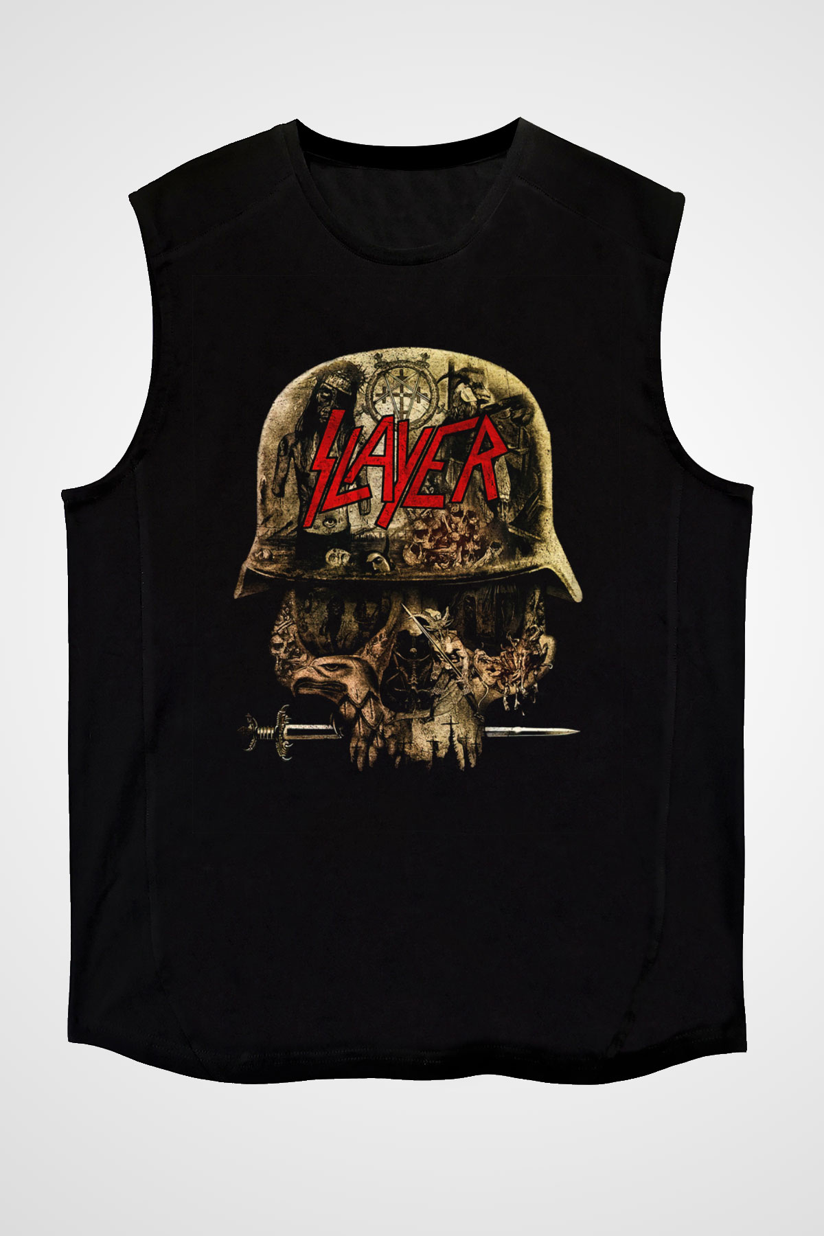 Slayer Siyah Unisex Kolsuz Tişört