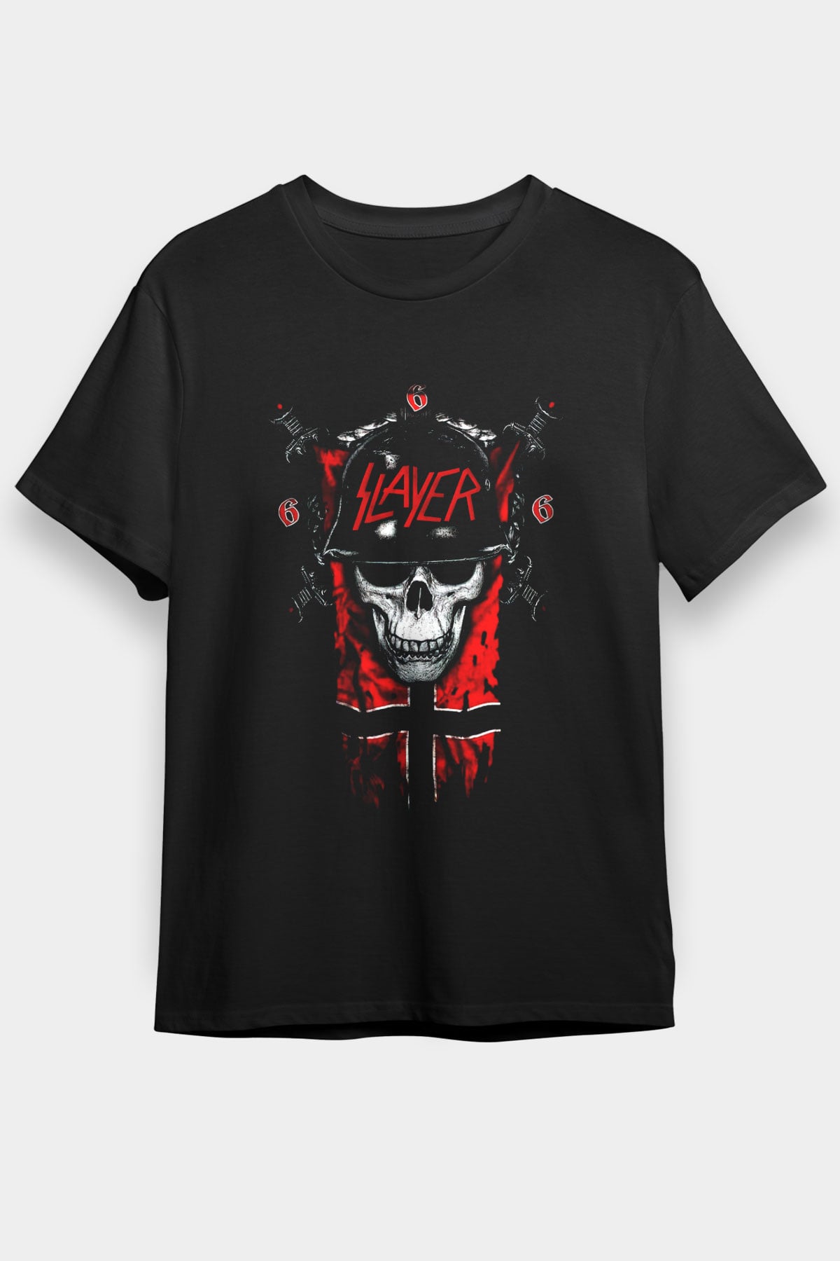 Slayer Siyah Unisex Tişört T-Shirt - Tişört Fabrikası