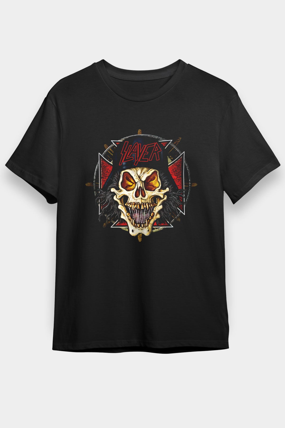 Slayer Siyah Unisex Tişört T-Shirt - Tişört Fabrikası