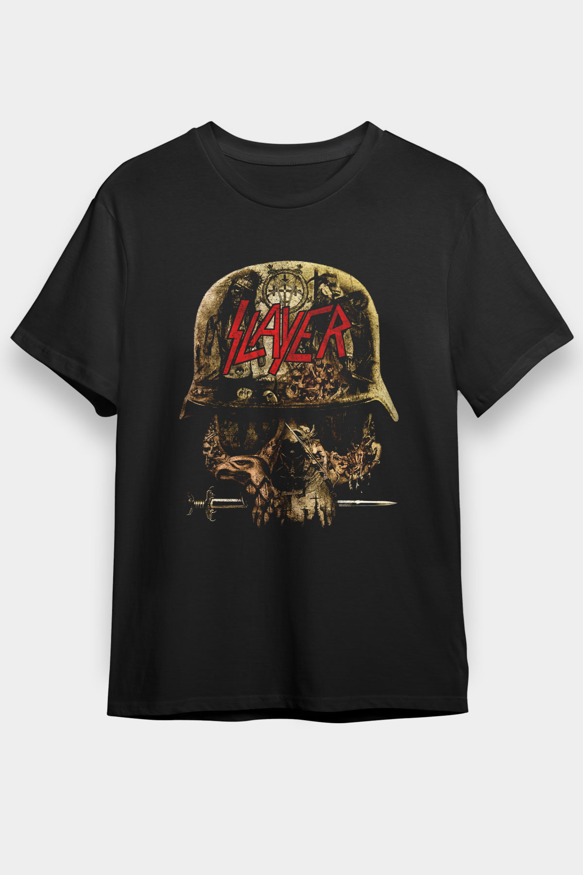 Slayer Siyah Unisex Tişört T-Shirt - Tişört Fabrikası