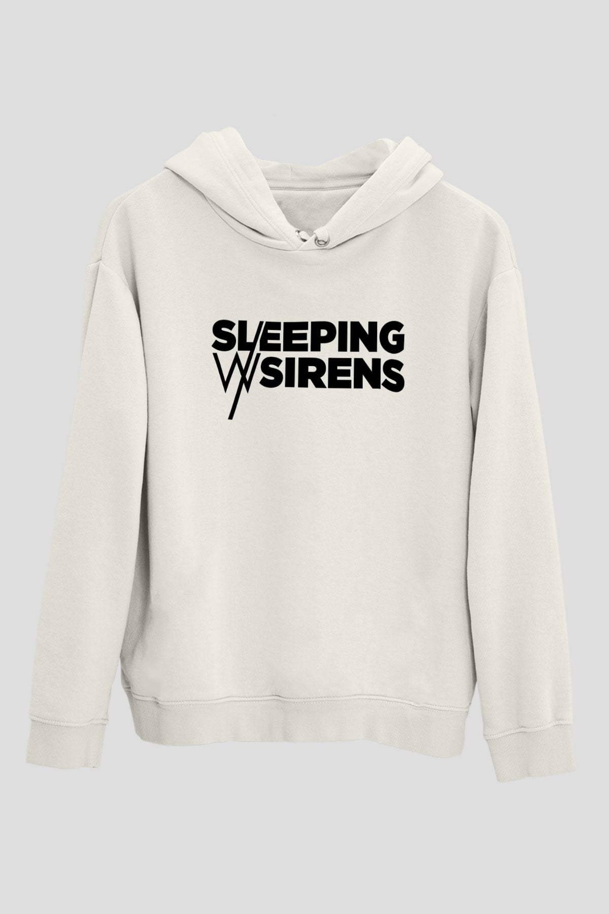 Sleeping with Sirens Beyaz Unisex Hoodie
