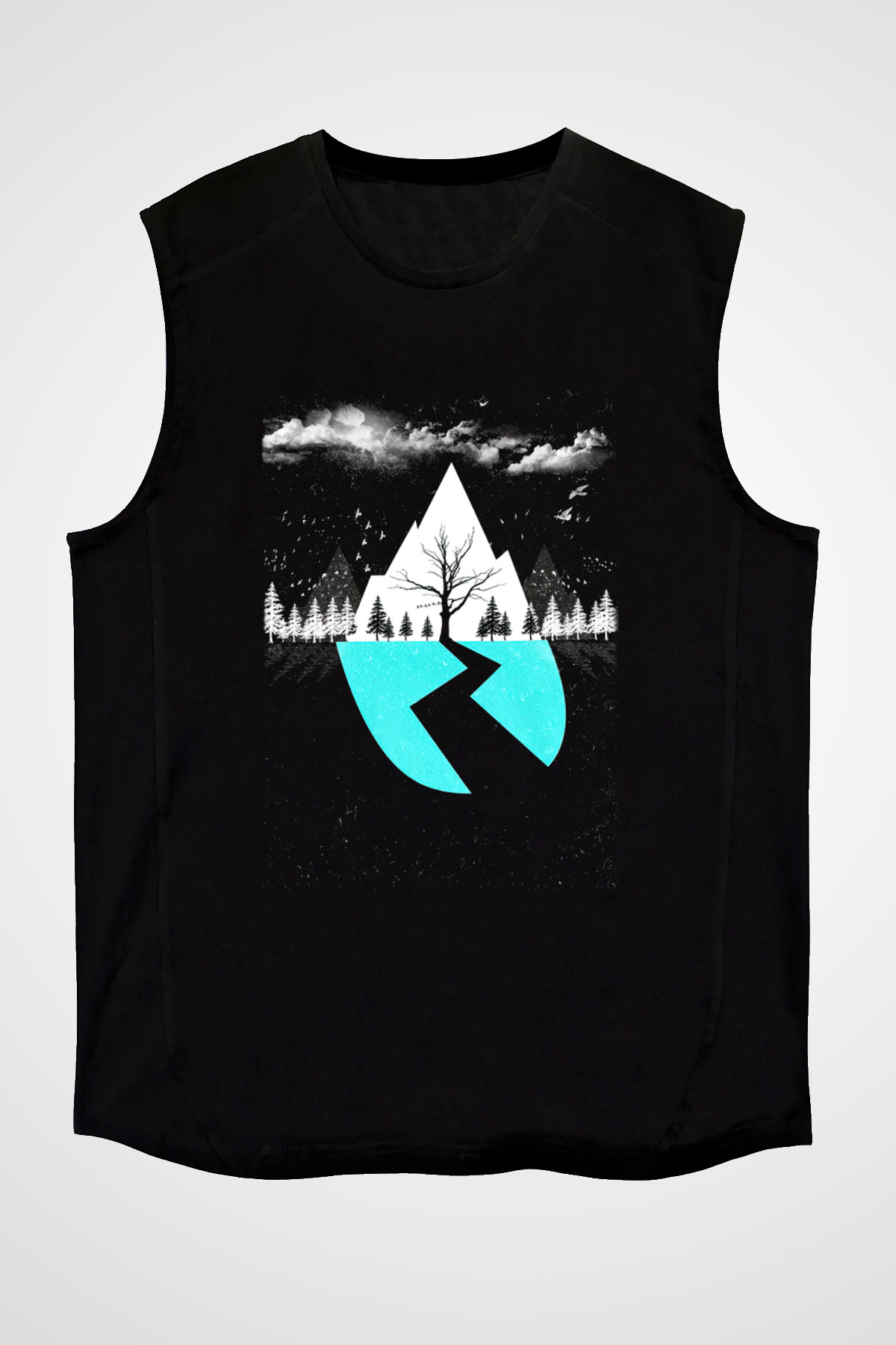 Sleeping with Sirens Siyah Unisex Kolsuz Tişört