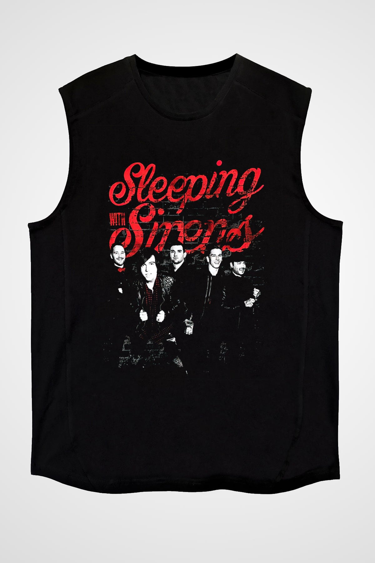 Sleeping with Sirens Siyah Unisex Kolsuz Tişört