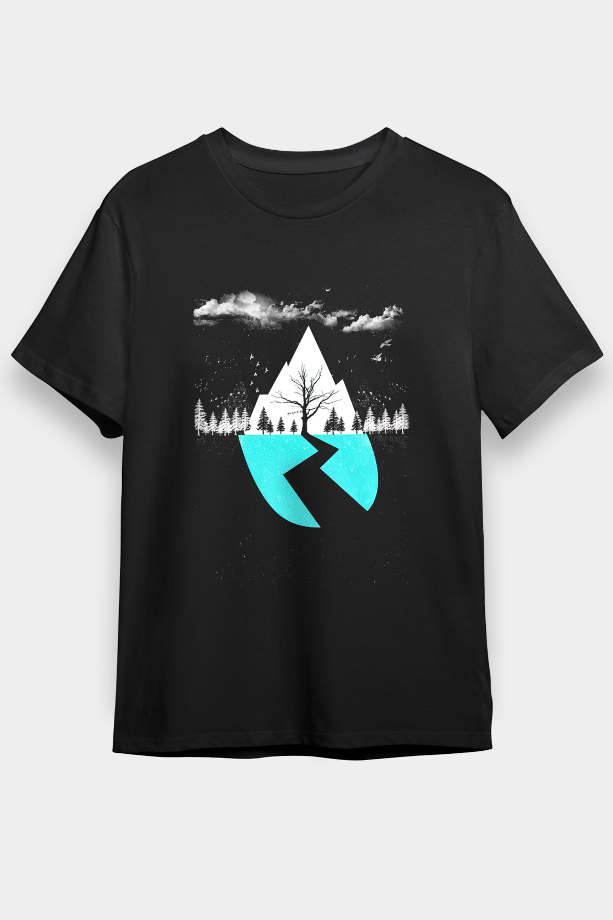 Sleeping with Sirens Siyah Unisex Tişört T-Shirt - Tişört Fabrikası