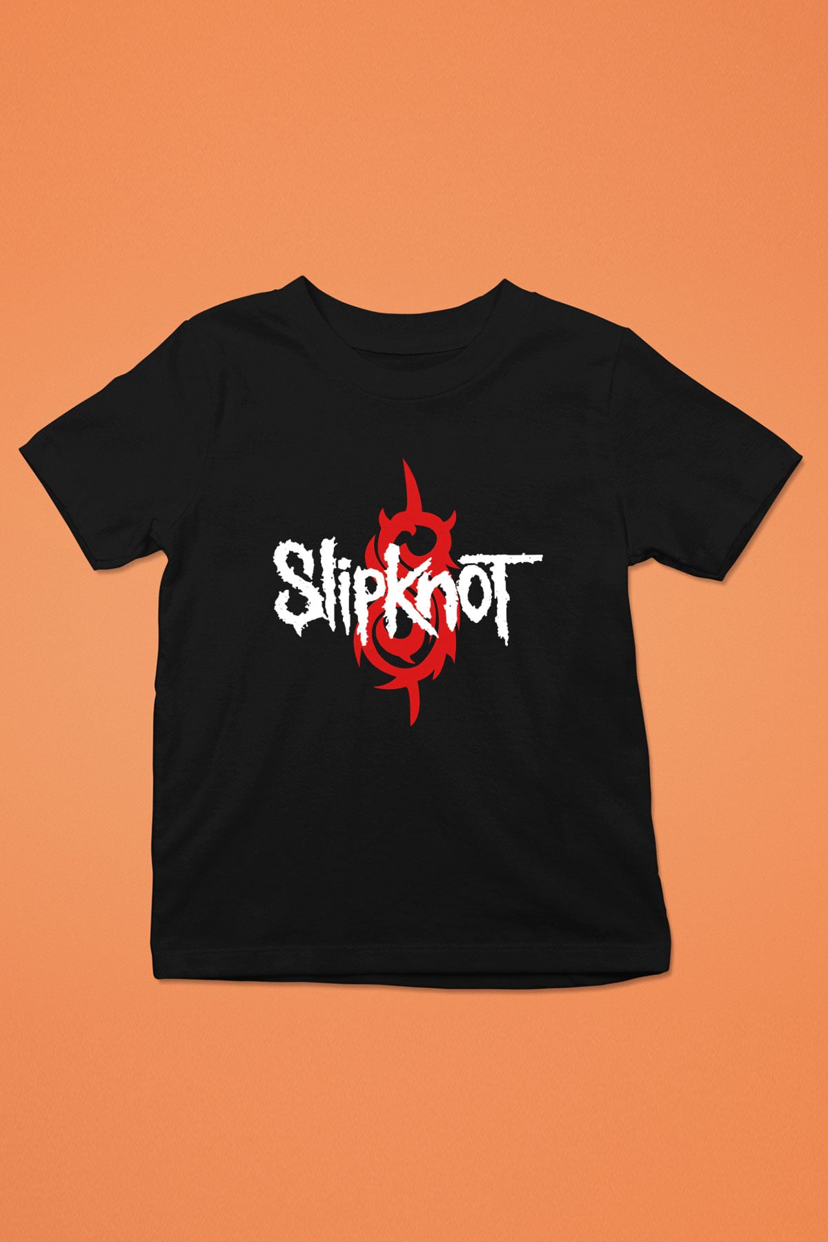 Slipknot Baskılı Siyah Unisex Çocuk Tişört