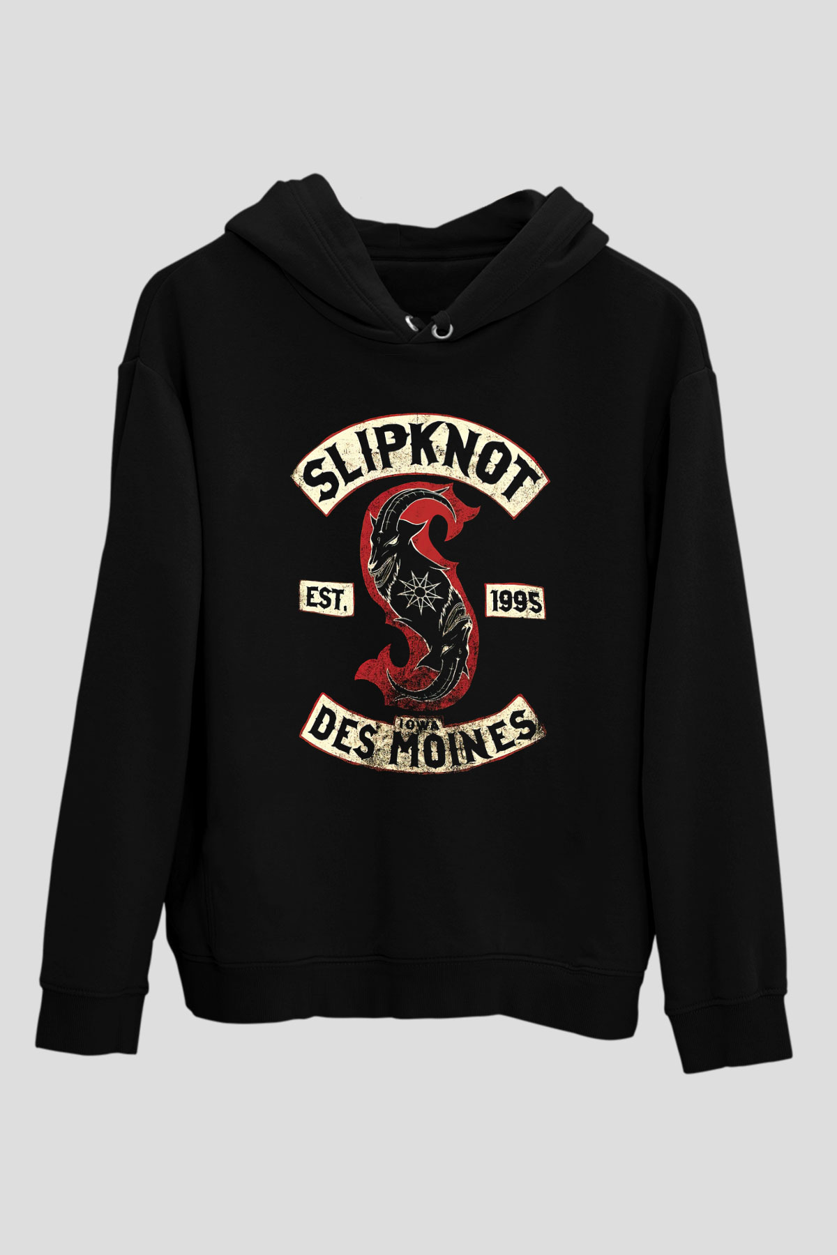 Slipknot Siyah Unisex Kapşonlu Sweatshirt