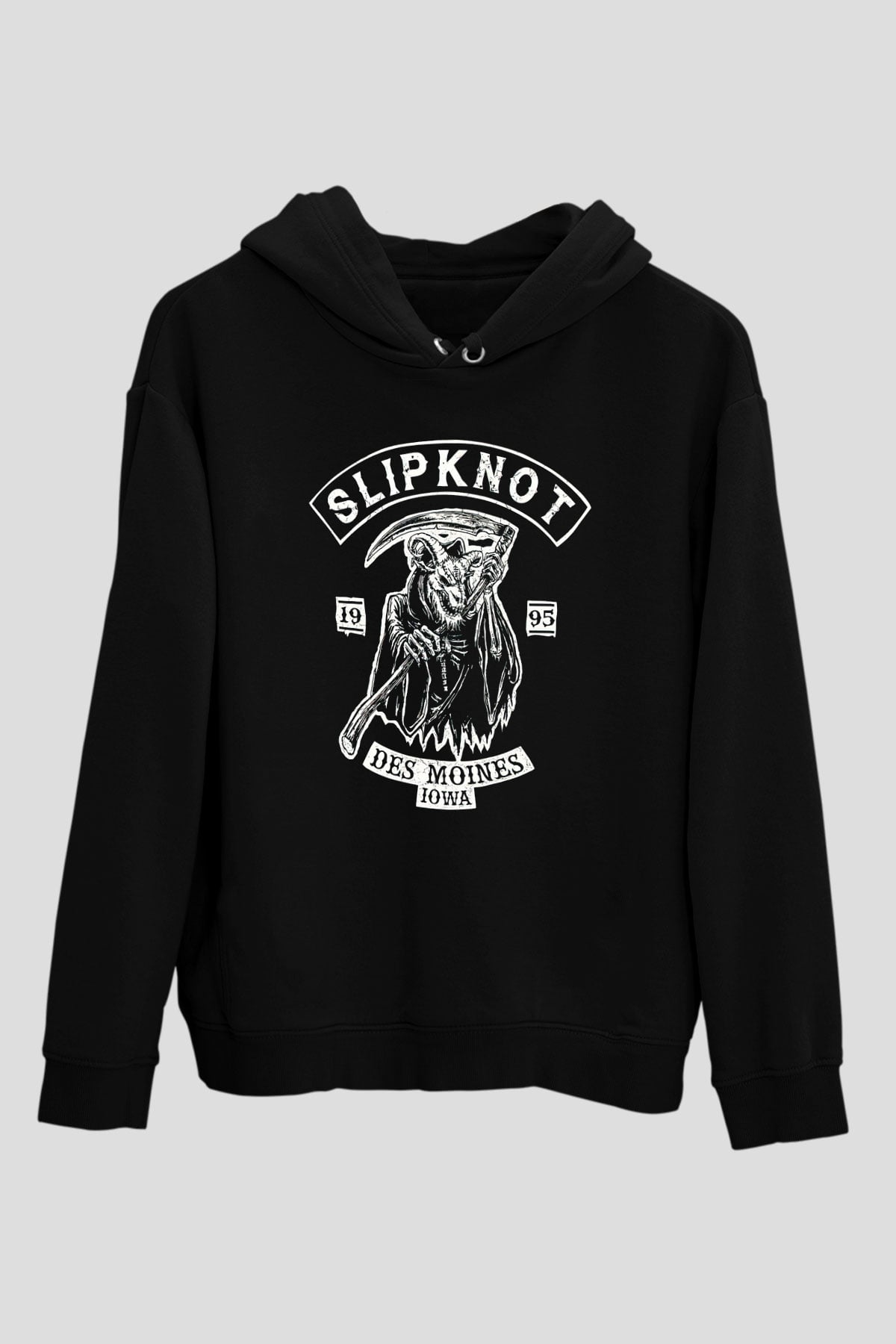 Slipknot Siyah Unisex Kapşonlu Sweatshirt