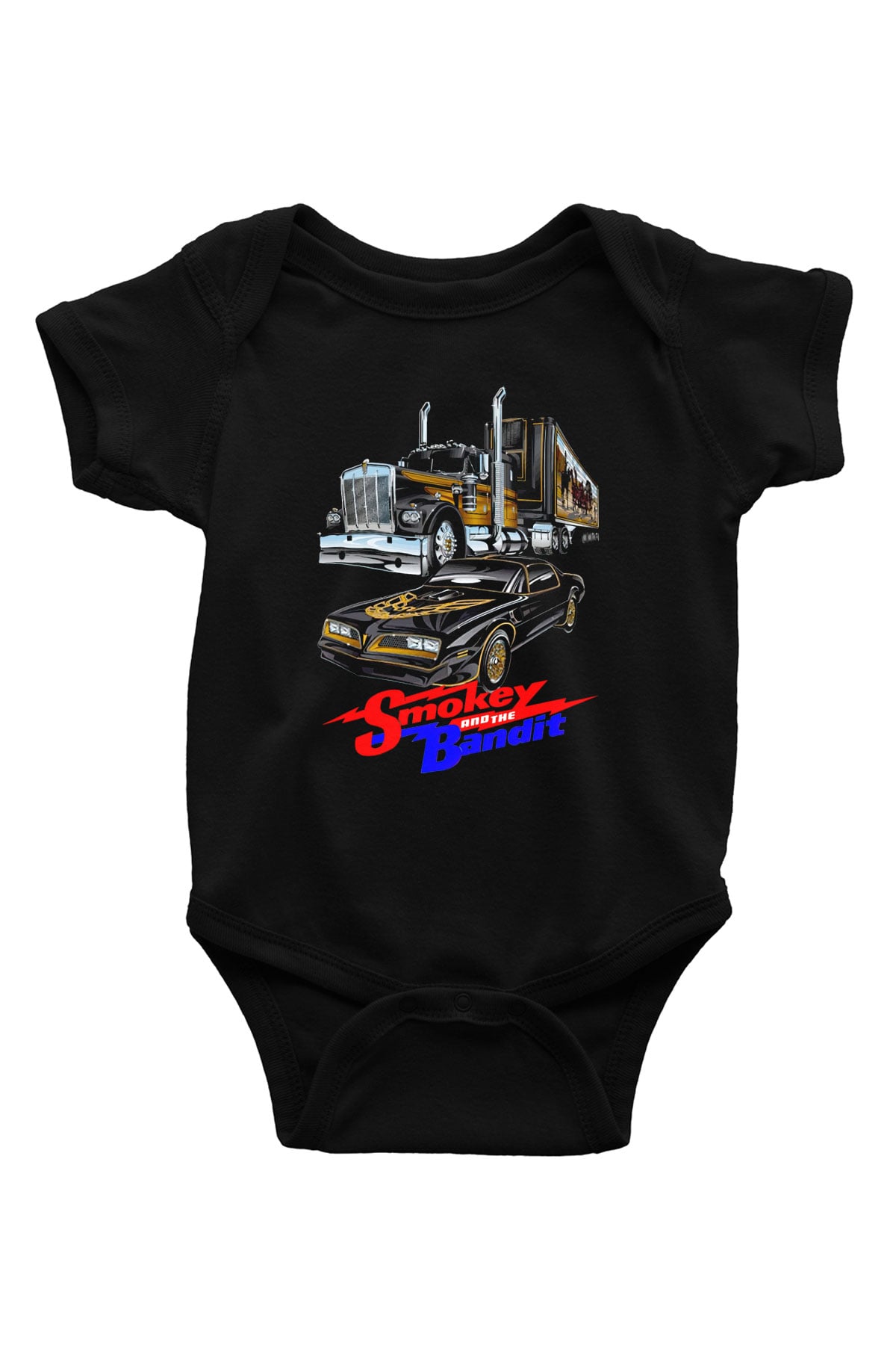Smokey and the Bandit Siyah Bebek Body - Zıbın