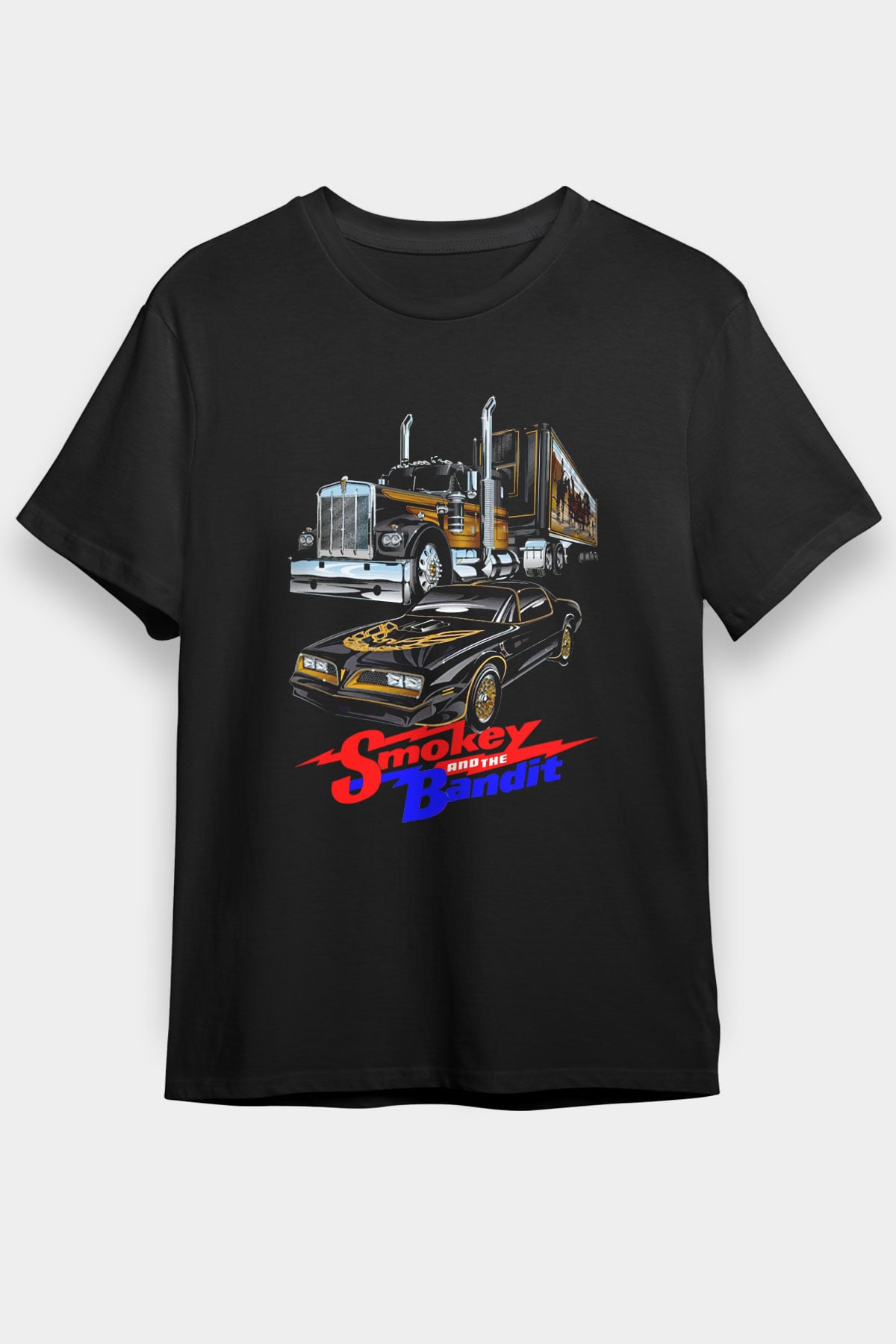 Smokey and the Bandit Siyah Unisex Tişört
