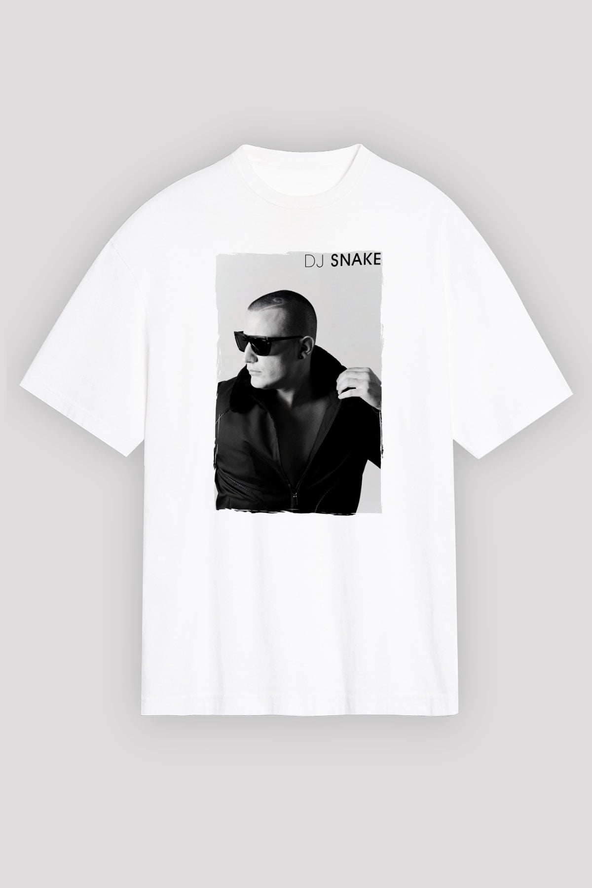Snake Beyaz Unisex Tişört T-Shirt - TişörtFabrikası