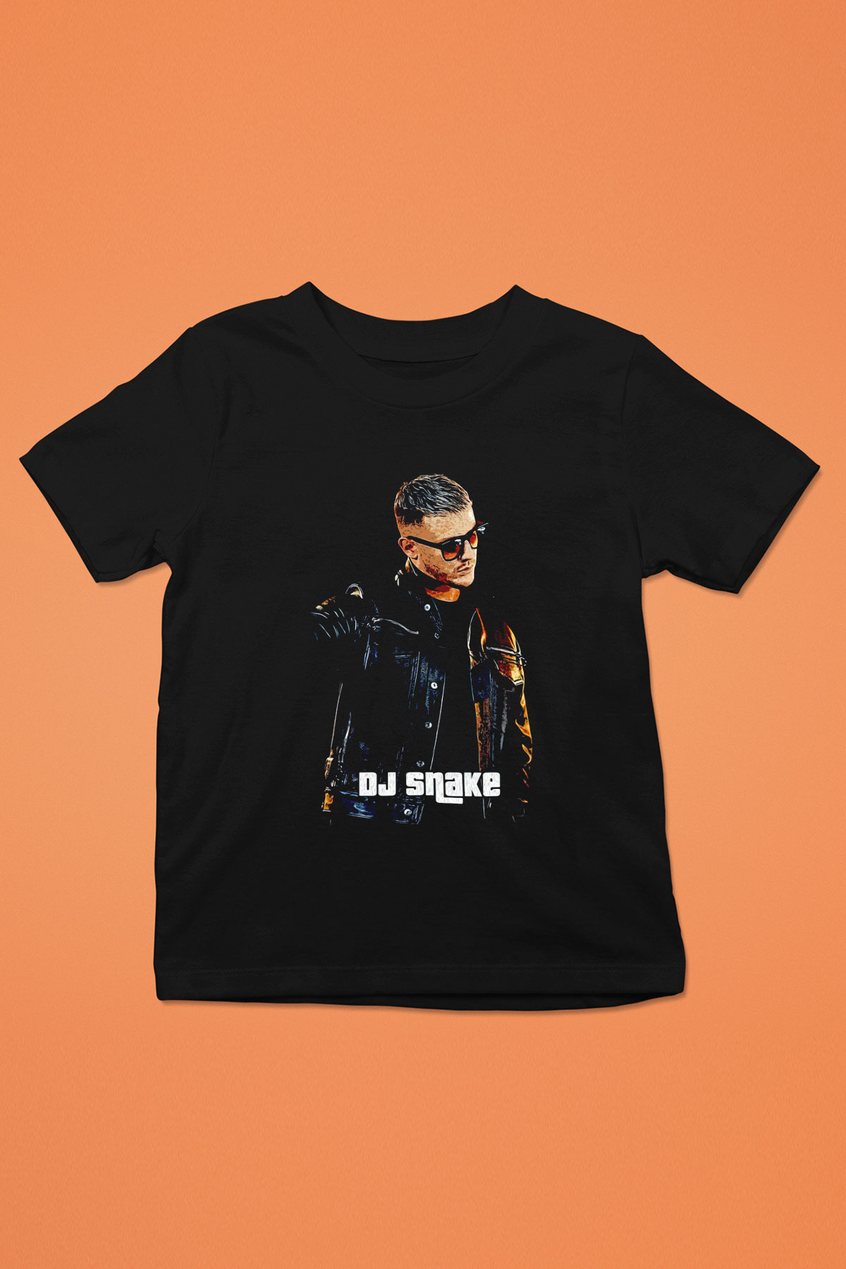 Snake Siyah Unisex Çocuk Tişört