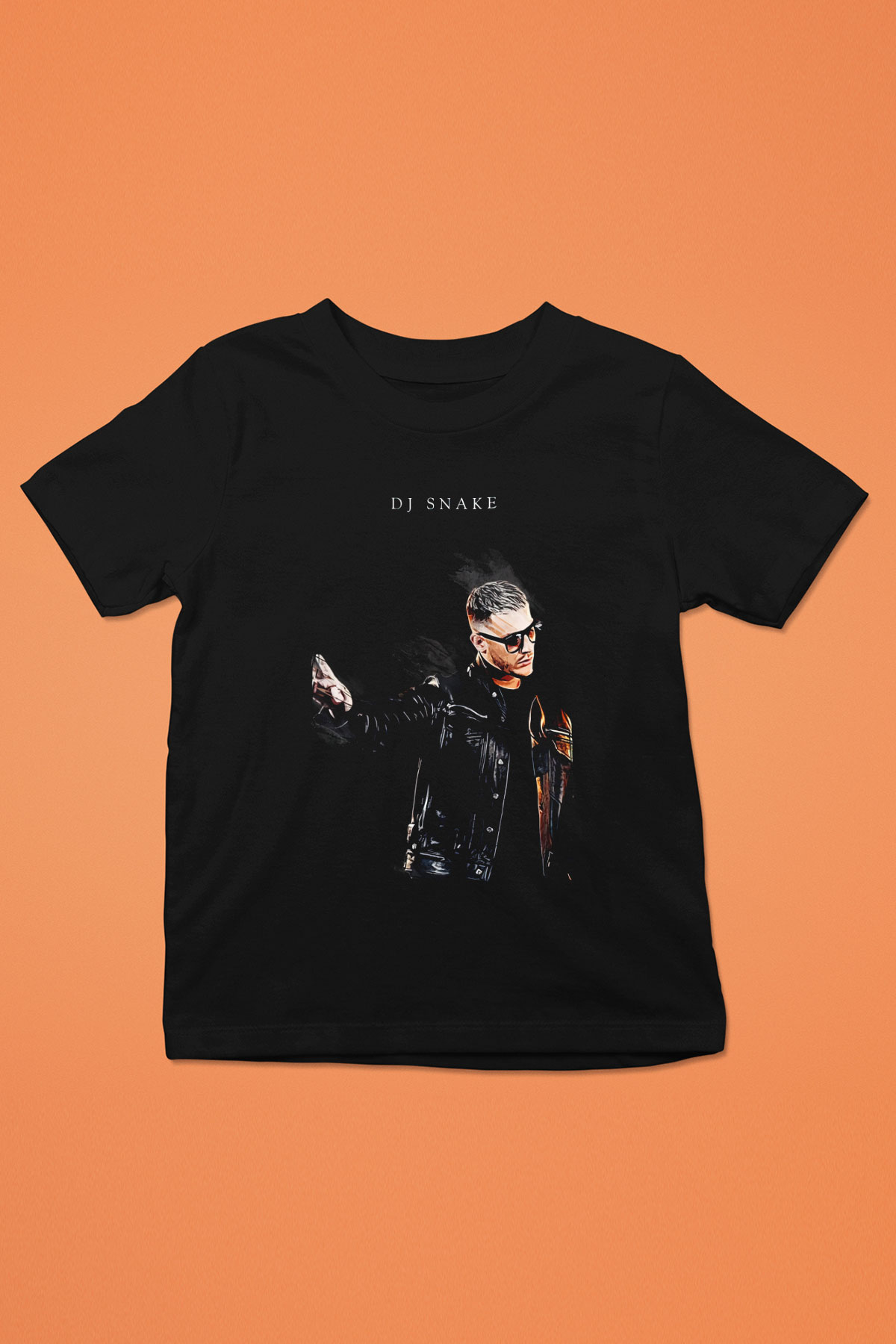Snake Siyah Unisex Çocuk Tişört