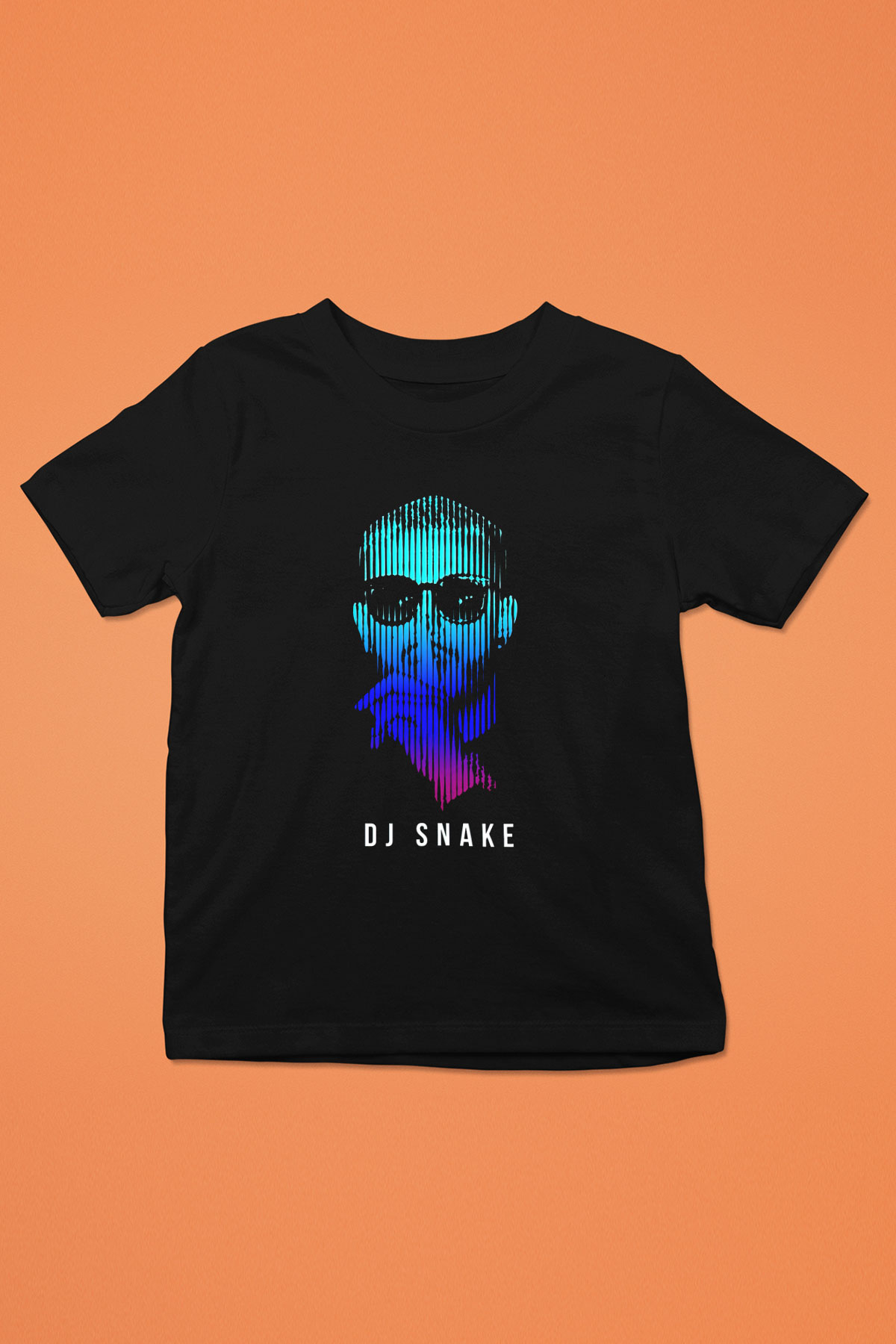 Snake Siyah Unisex Çocuk Tişört