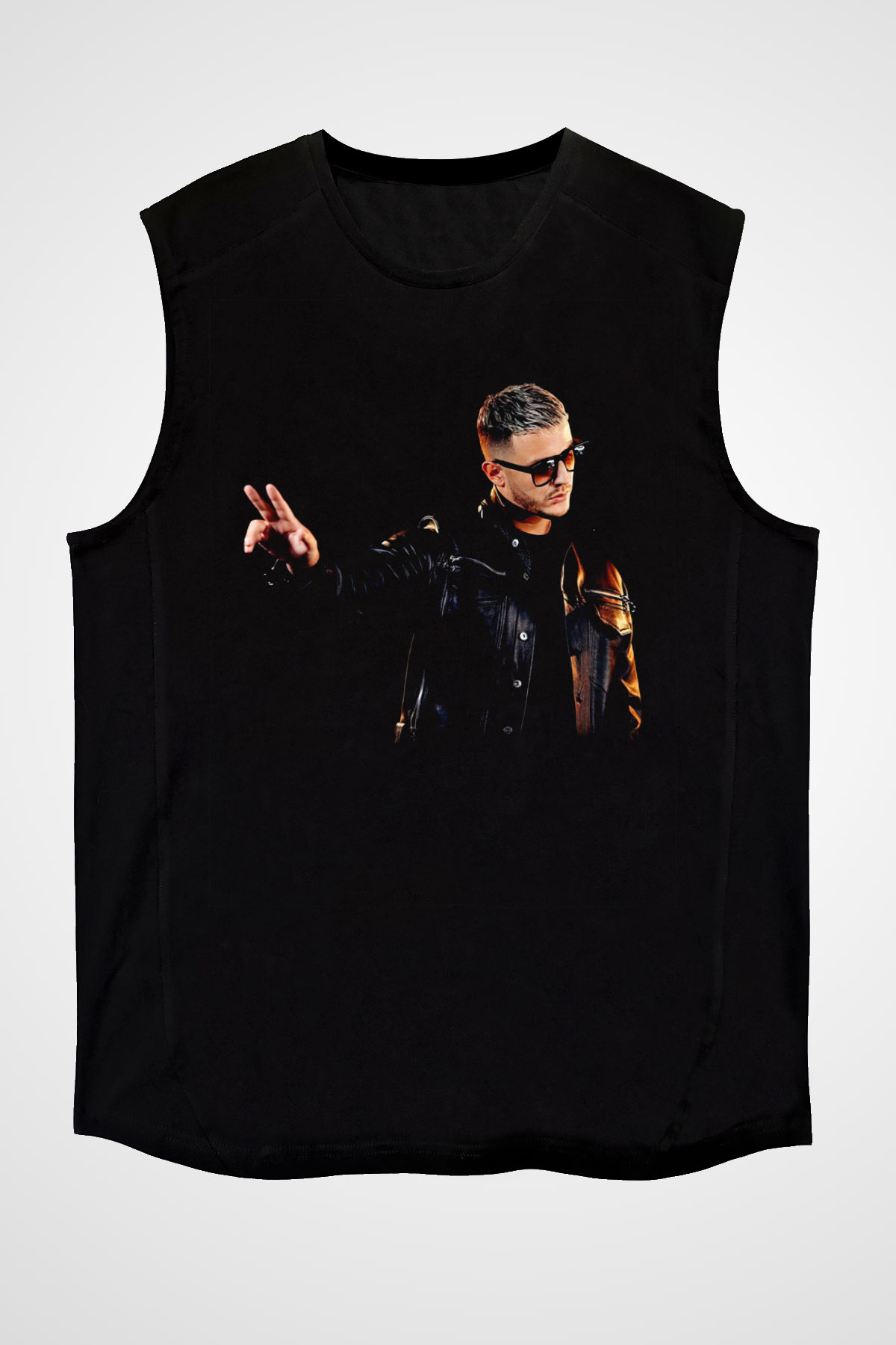 Snake Siyah Unisex Kolsuz Tişört
