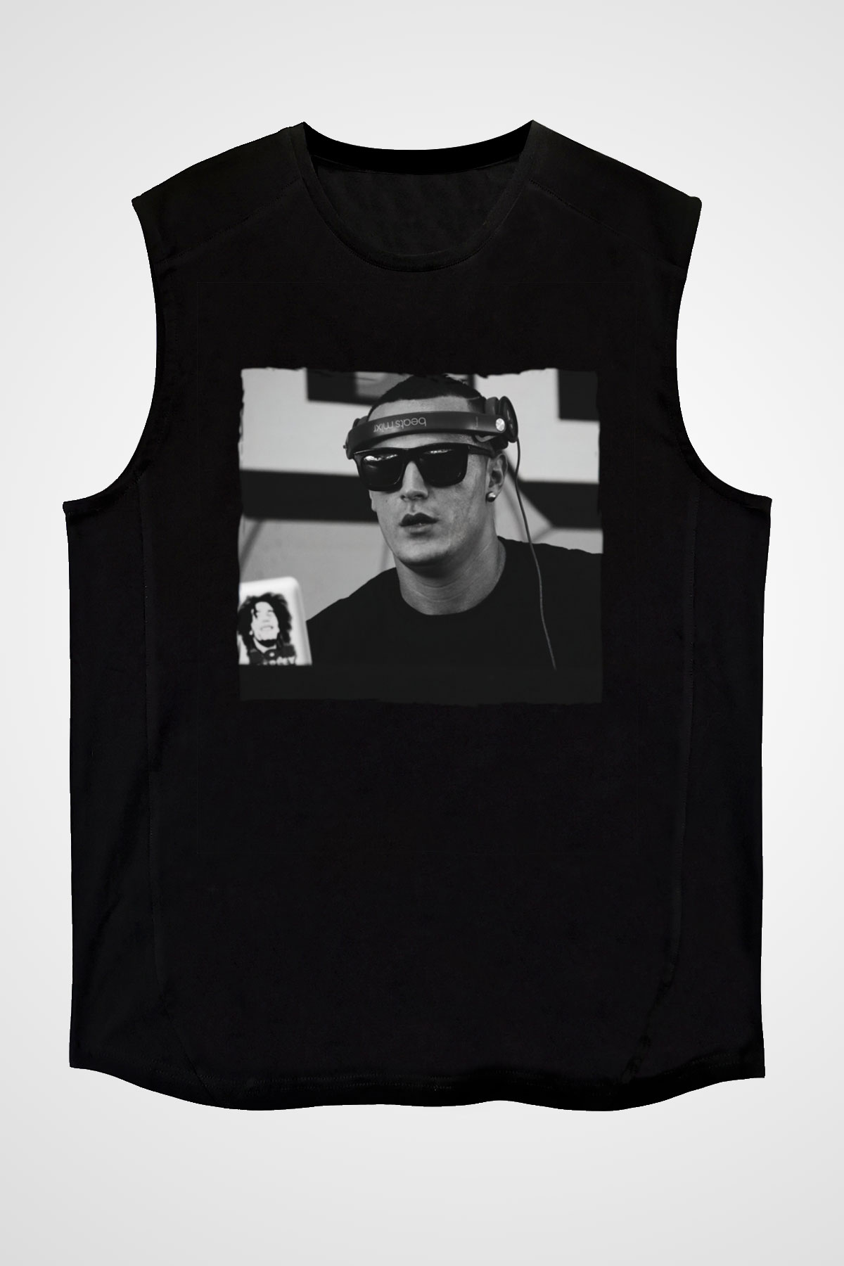 Snake Siyah Unisex Kolsuz Tişört