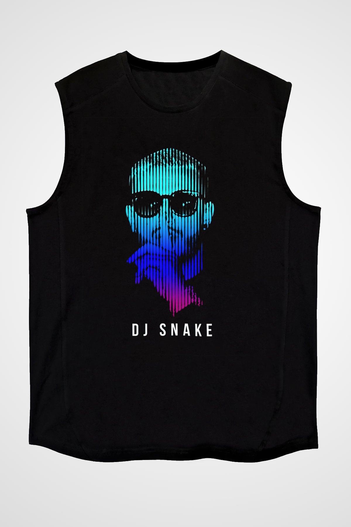 Snake Siyah Unisex Kolsuz Tişört