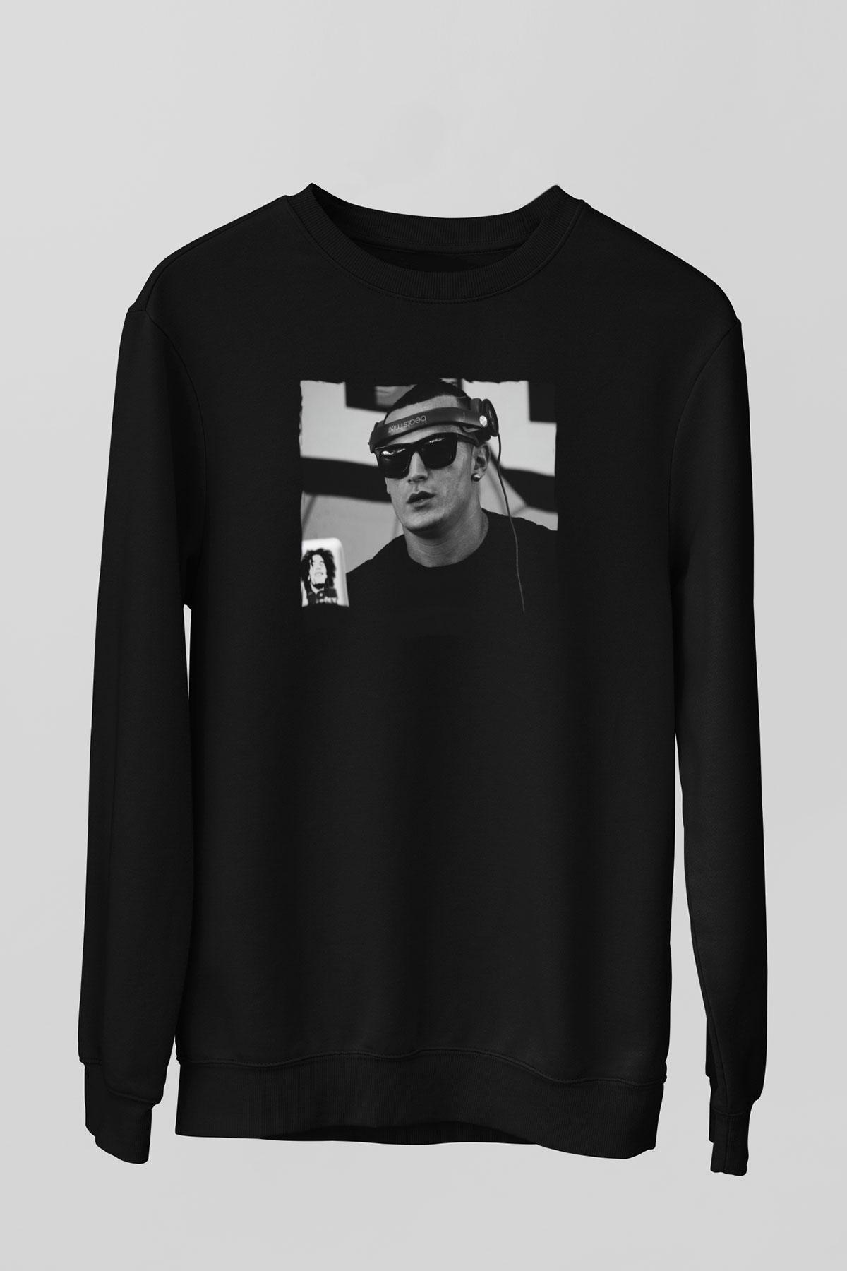 Snake Siyah Unisex Sweatshirt