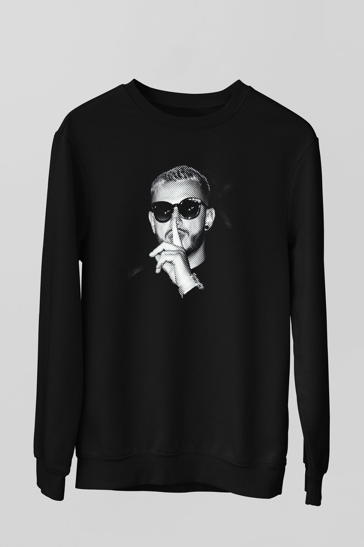 Snake Siyah Unisex Sweatshirt