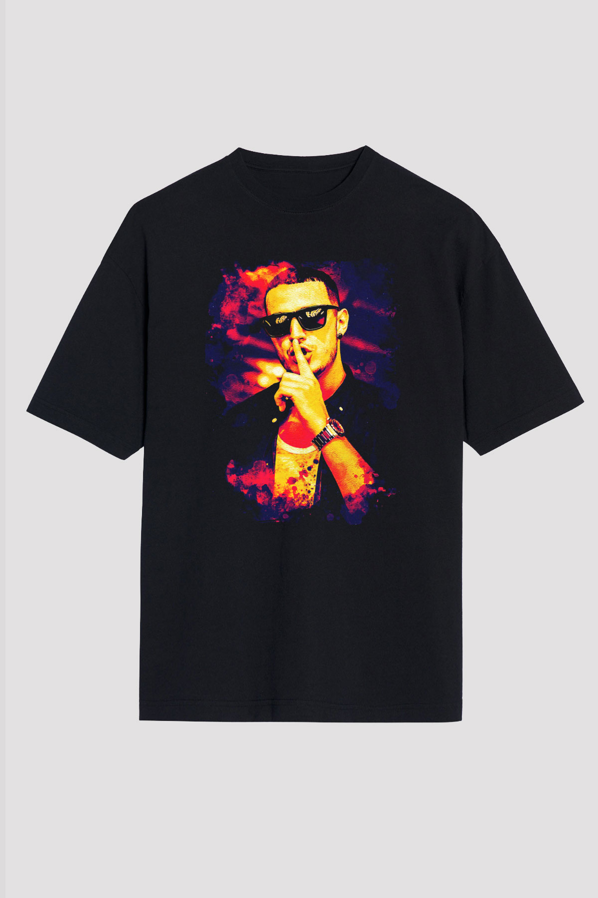 Snake Siyah Unisex Tişört T-Shirt - TişörtFabrikası