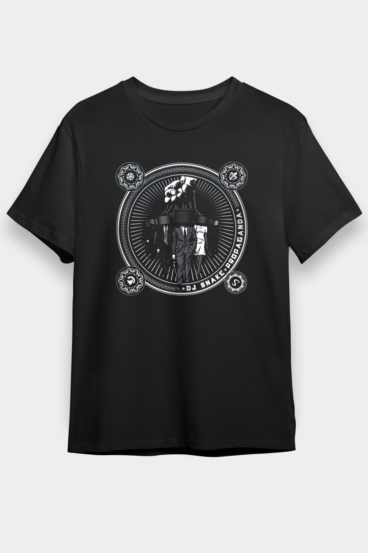 Snake Siyah Unisex Tişört T-Shirt - TişörtFabrikası