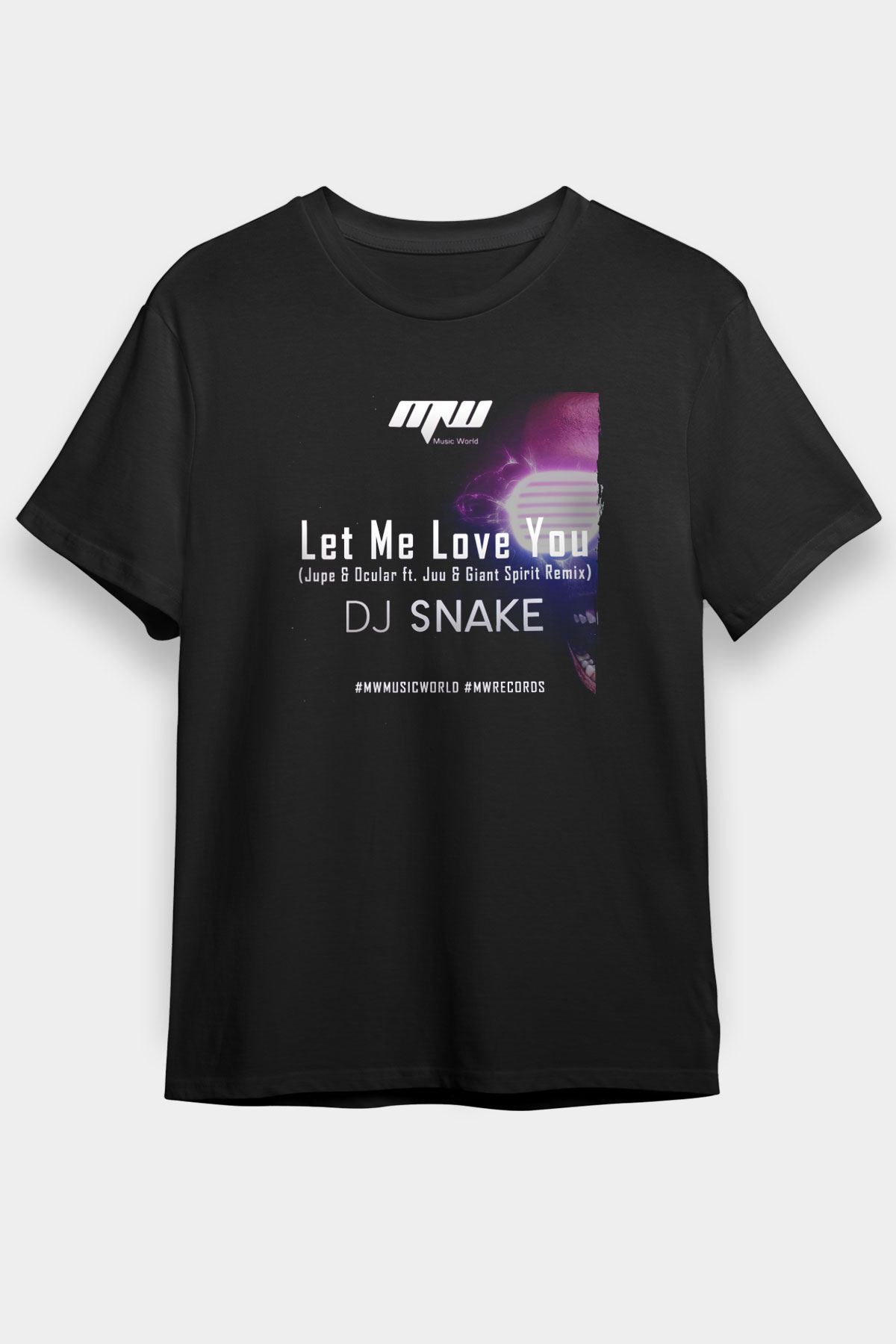 Snake Siyah Unisex Tişört T-Shirt - TişörtFabrikası