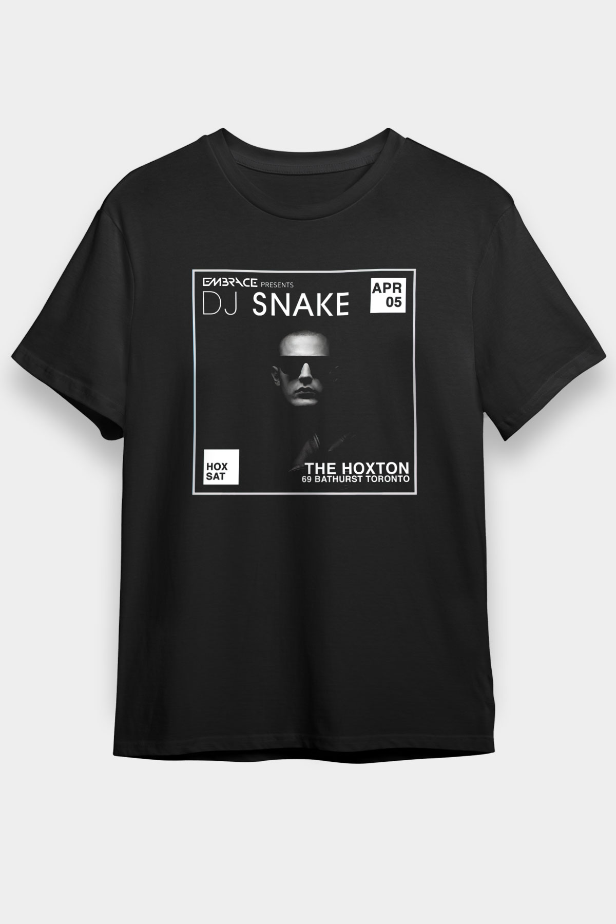 Snake Siyah Unisex Tişört T-Shirt - TişörtFabrikası