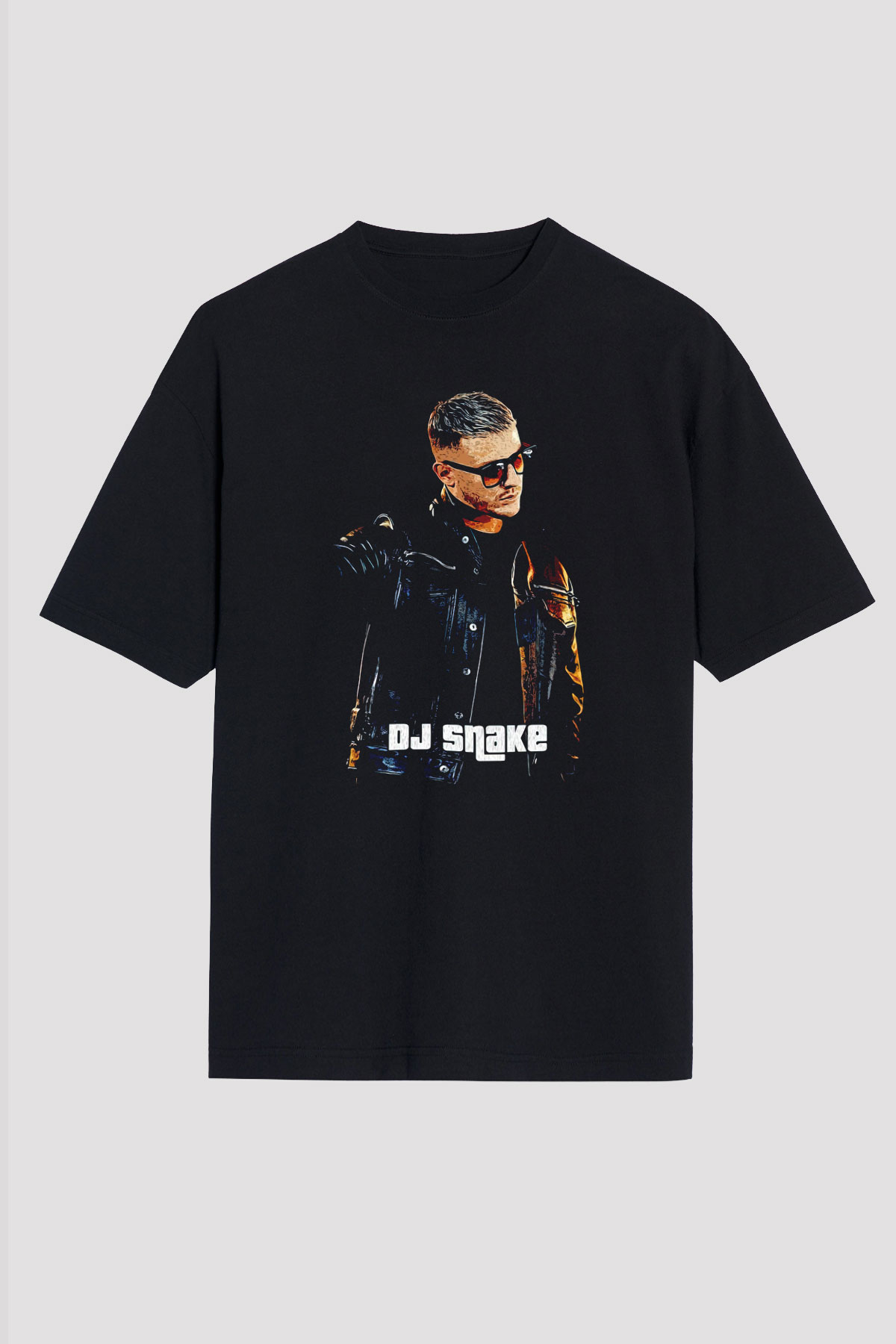 Snake Siyah Unisex Tişört T-Shirt - TişörtFabrikası