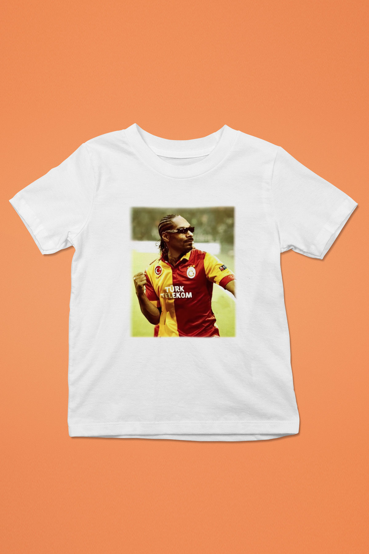 Snoop Dogg Baskılı Beyaz Unisex Çocuk Tişört