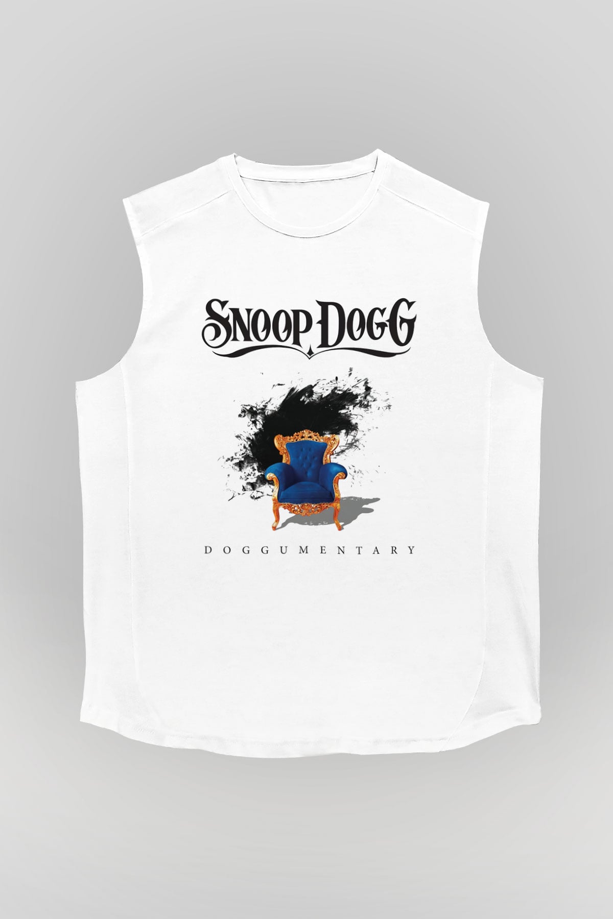 Snoop Dogg Beyaz Unisex Kolsuz Tişört