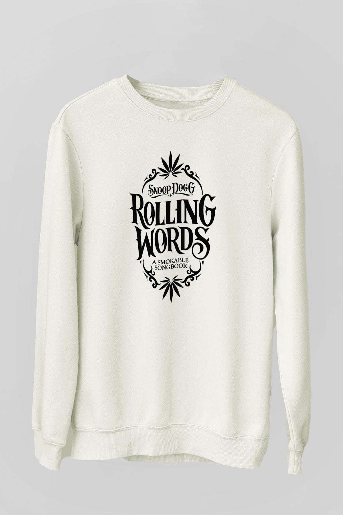 Snoop Dogg Beyaz Unisex Sweatshirt