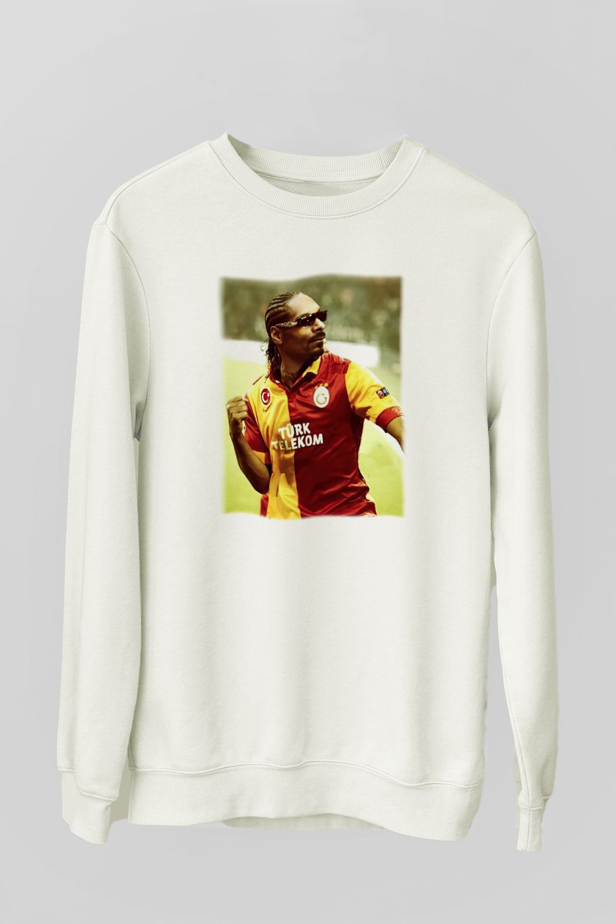 Snoop Dogg Beyaz Unisex Sweatshirt