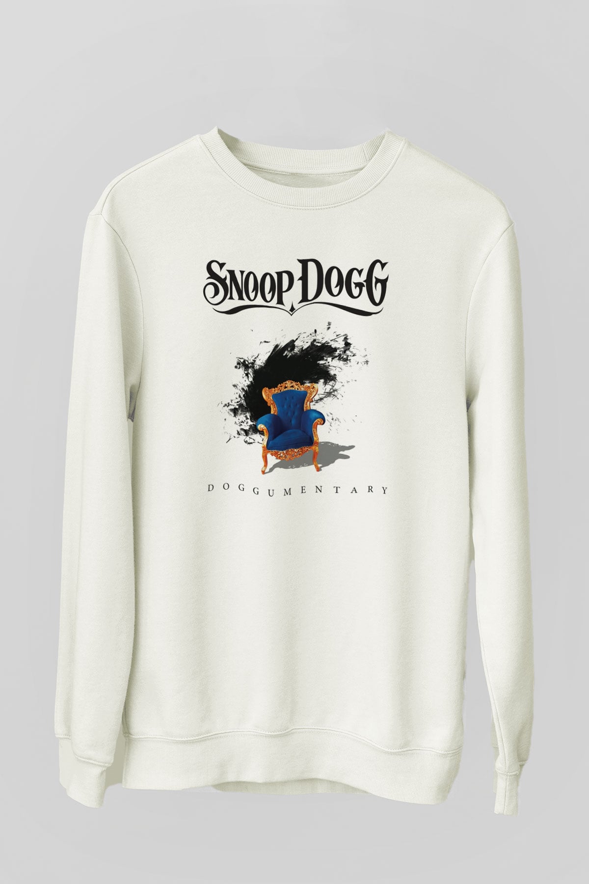 Snoop Dogg Beyaz Unisex Sweatshirt