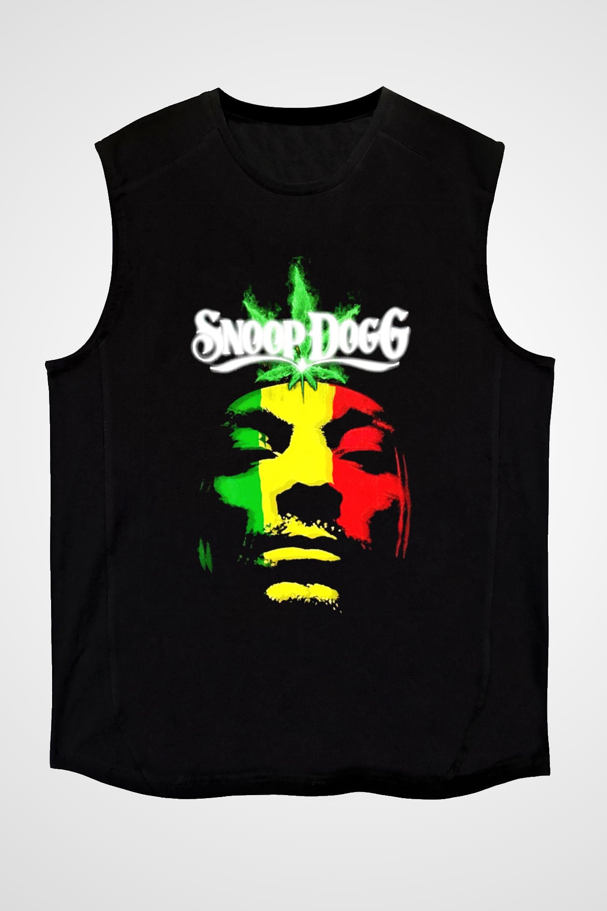 Snoop Dogg Siyah Unisex Kolsuz Tişört