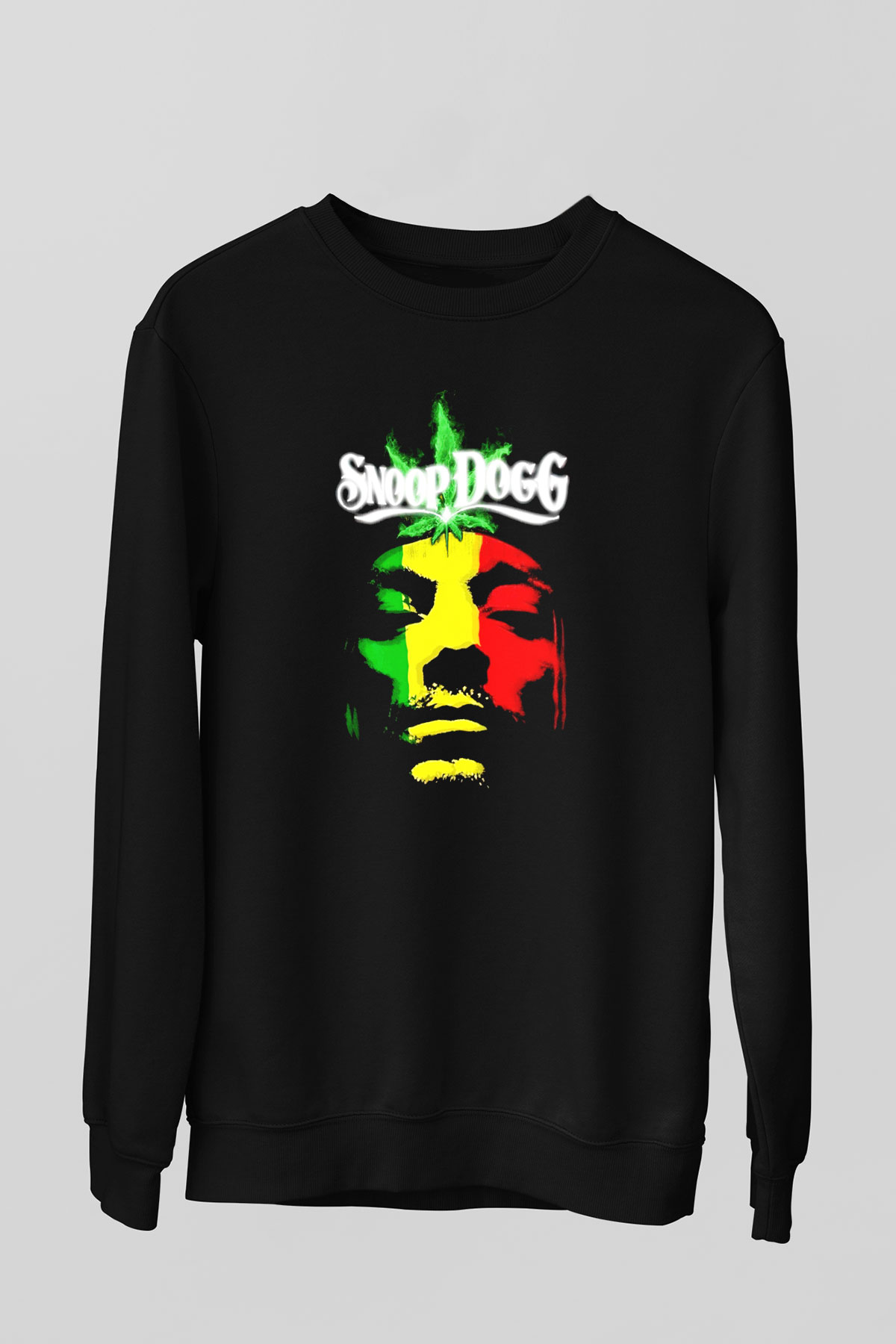 Snoop Dogg Siyah Unisex Sweatshirt