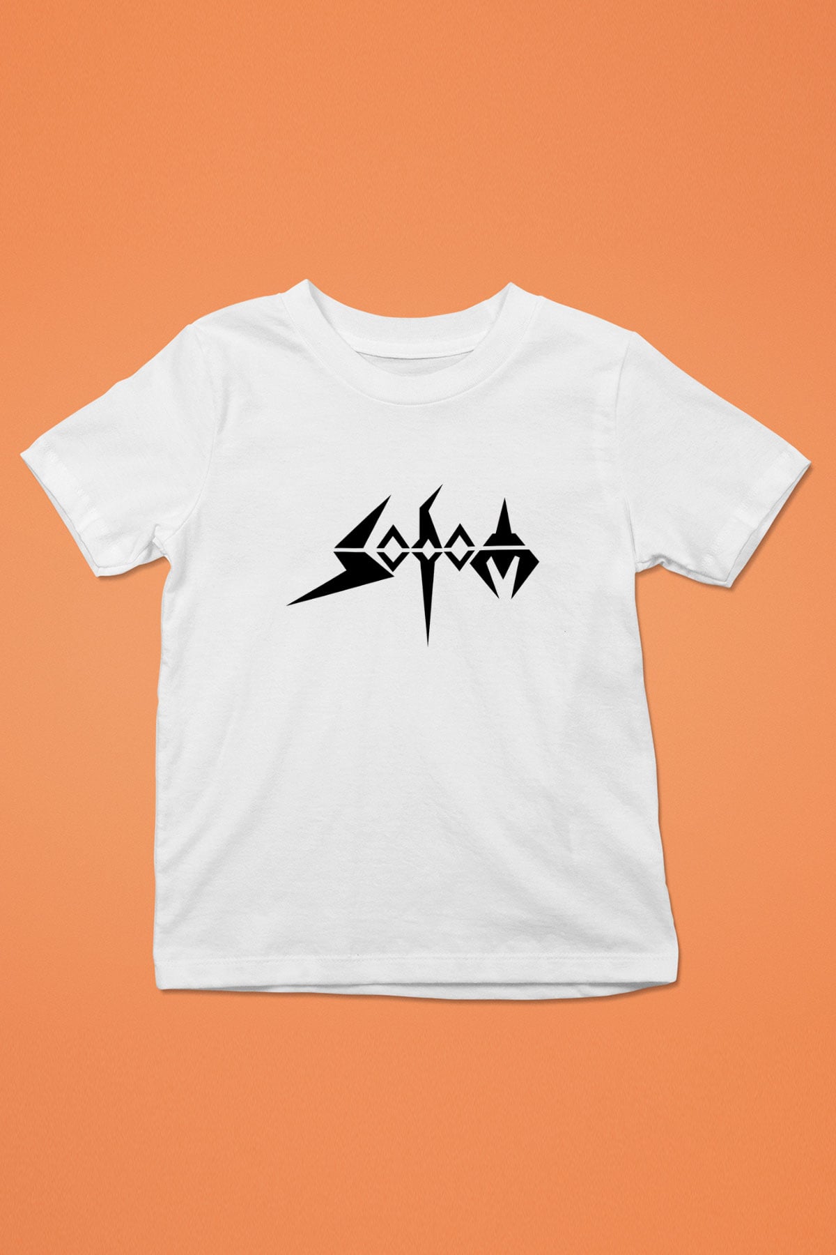Sodom Baskılı Beyaz Unisex Çocuk Tişört