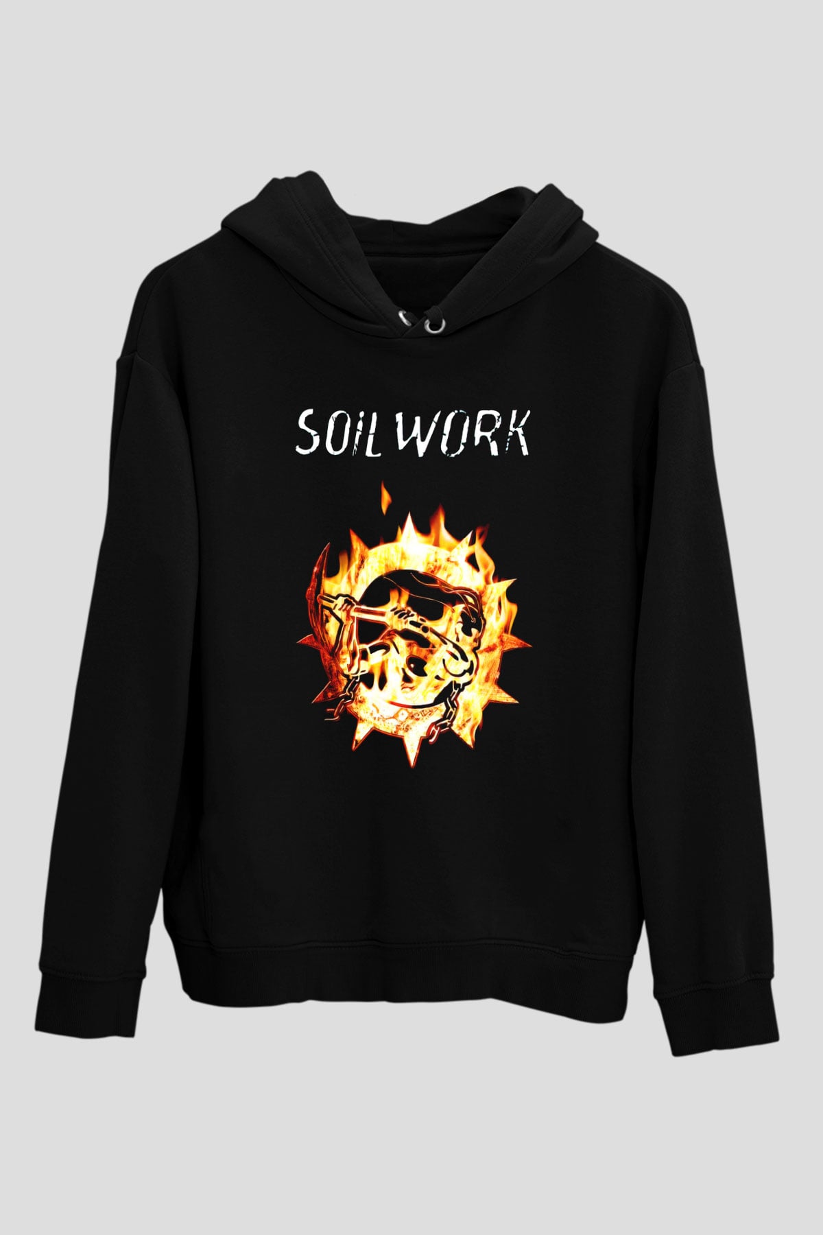 Soilwork Siyah Unisex Kapşonlu Sweatshirt